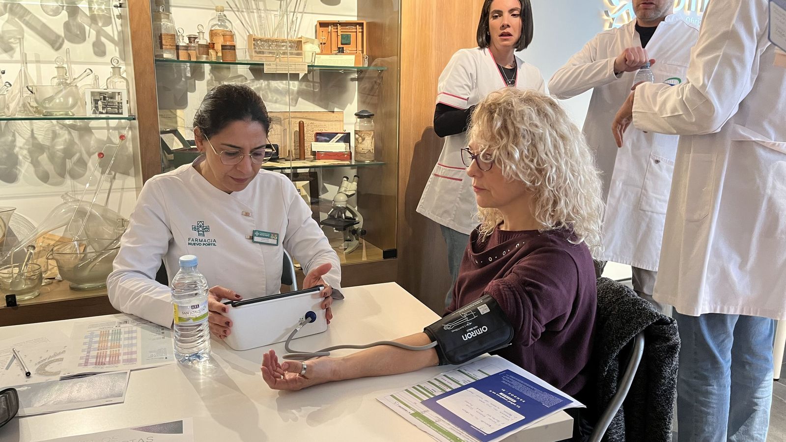 Una de las pruebas realizadas en el marco de las jornadas.