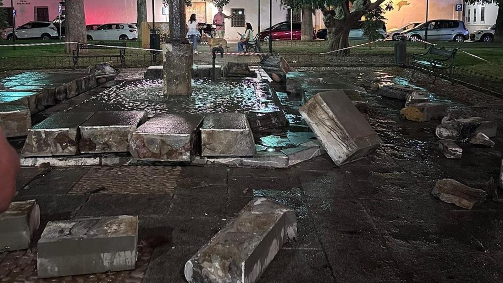 Estado en el que se quedó la fuente