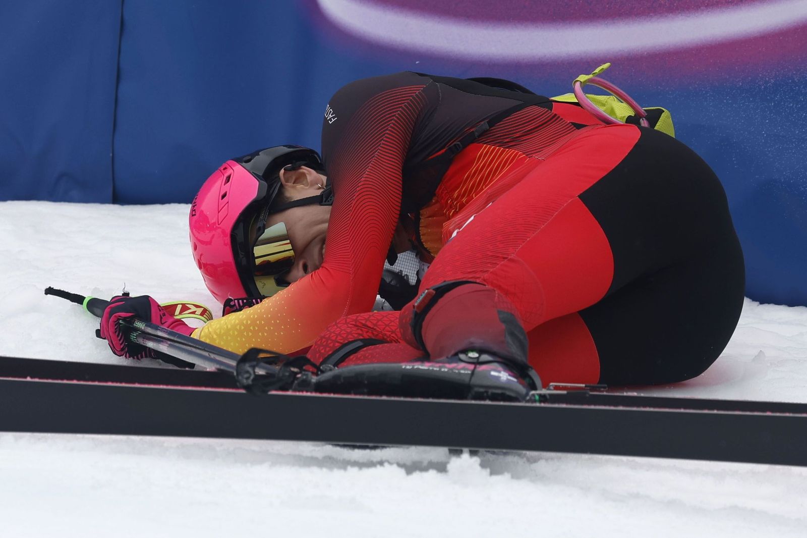 Las mejores fotos de la carrera de Ana Alonso y Oriol Cardona, bronce en el relevo mixto en los Juegos Olímpicos de Invierno