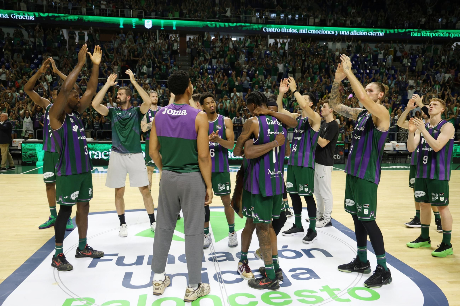 El Unicaja-Real Madrid, en fotos