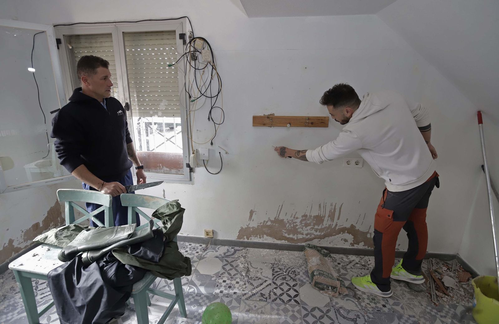 San Martín del Tesorillo después de la borrasca Marta, en imágenes