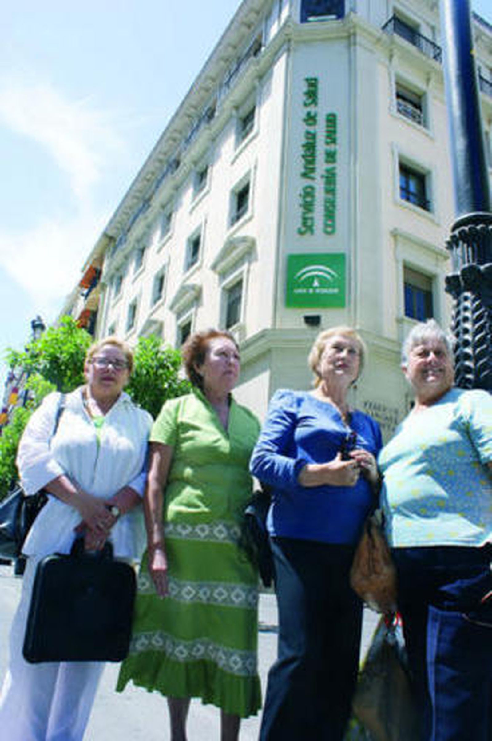 Pilar Burgos, María José Merino, Isabel Barroso y Elisa Rico.