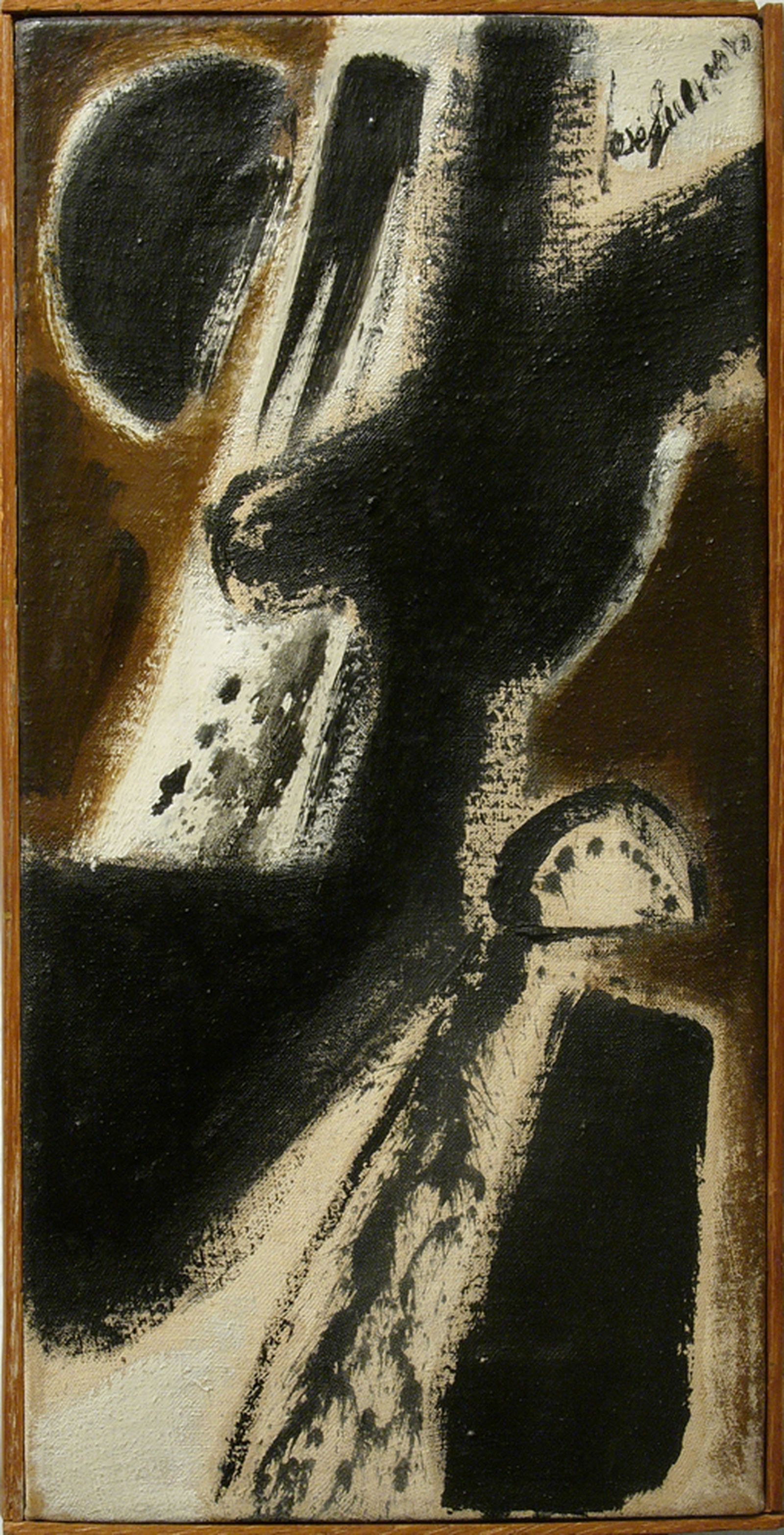 Óleo sobre lienzo de José Guerrero.