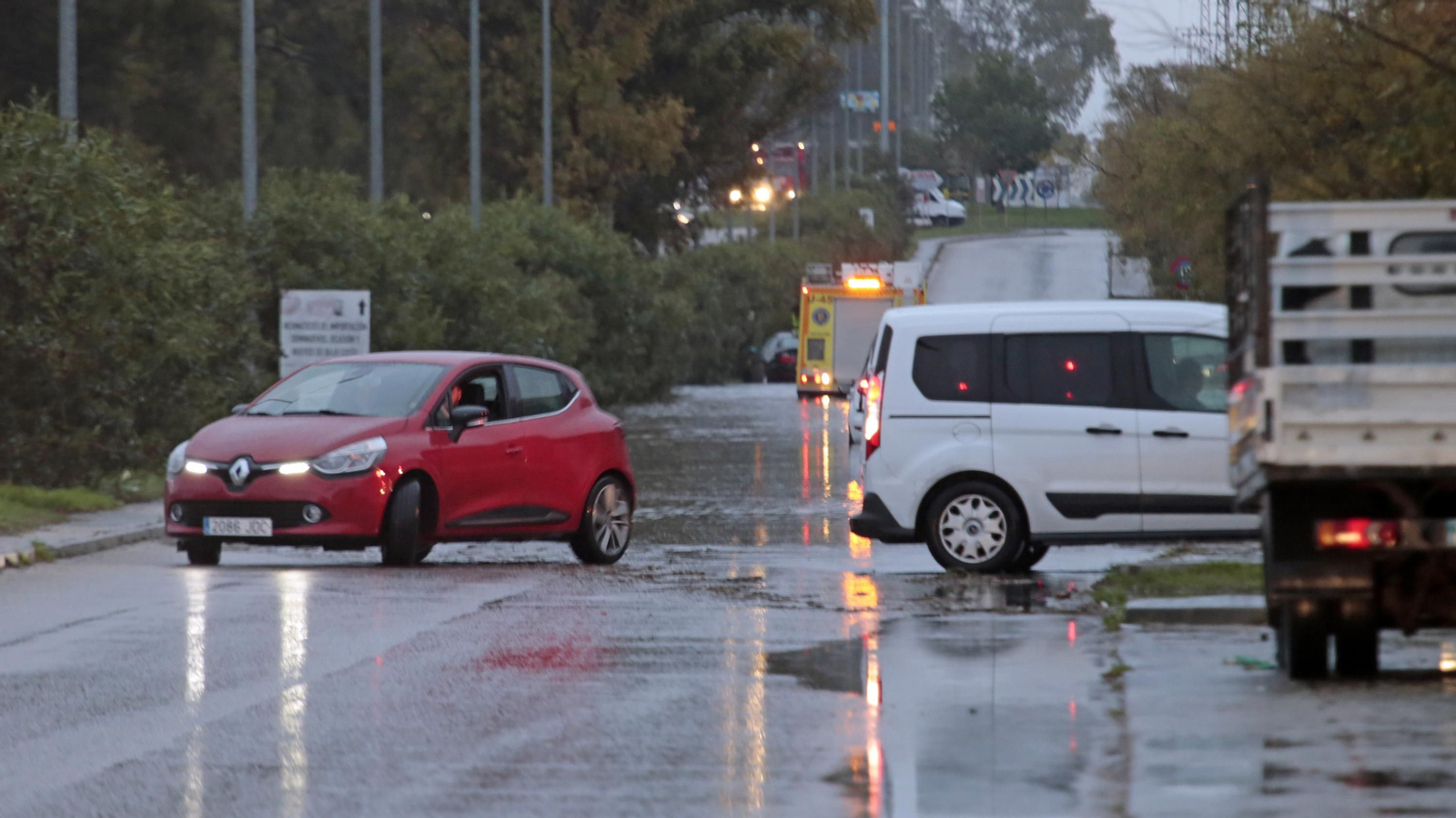 El polígono del Portal vuelve a inundarse