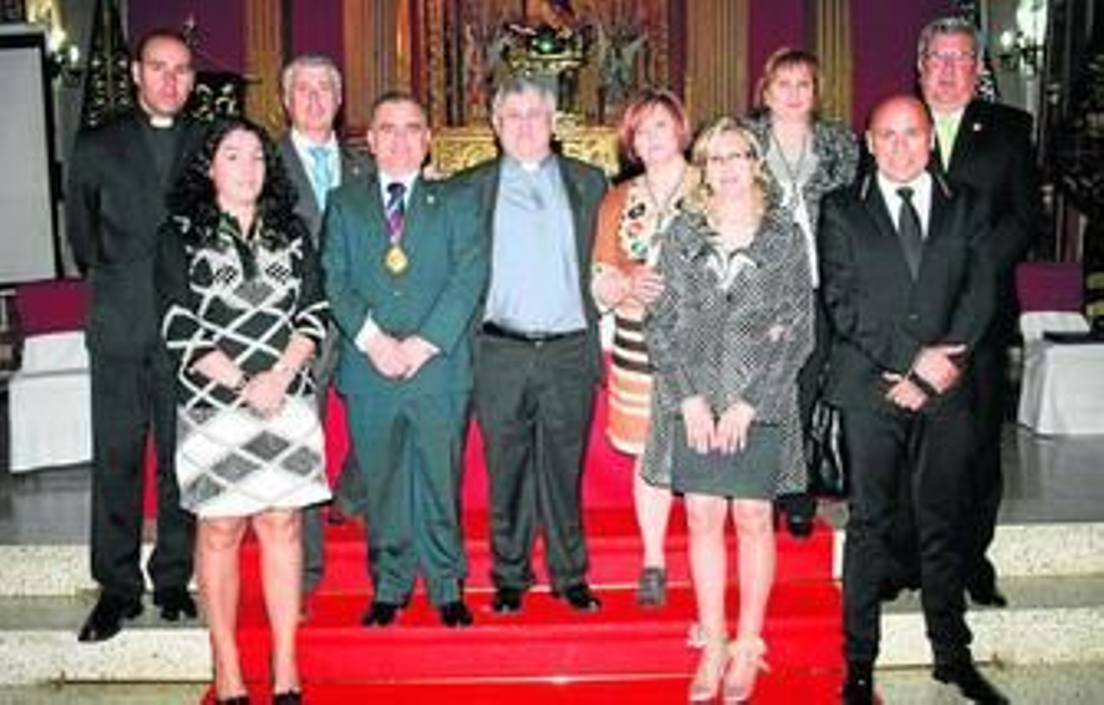 Acto de exaltación de la Semana Santa en Peñarroya-Pueblonuevo.