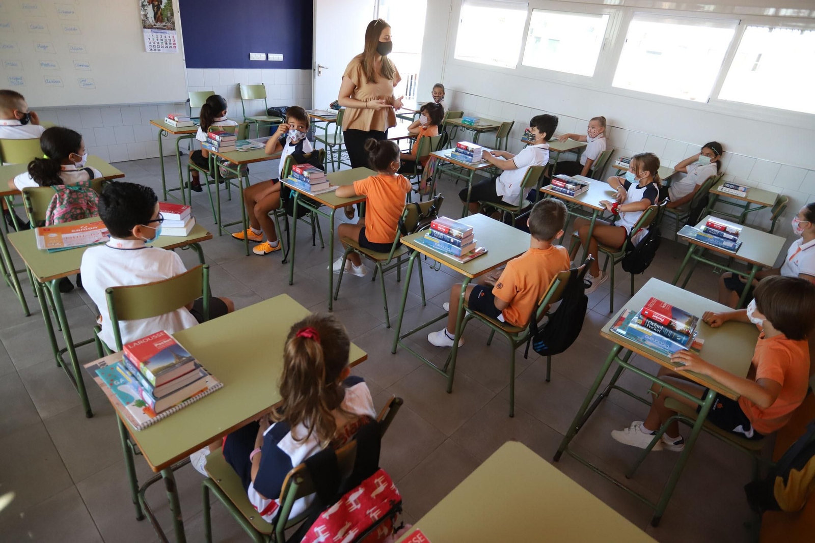 Imágenes de la vuelta al cole en Huelva