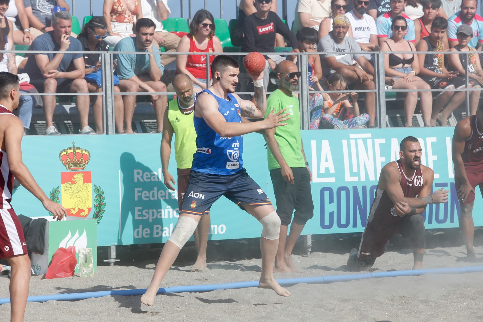 Las fotos del Torneo Internacional  de España de balonmano playa de La Línea