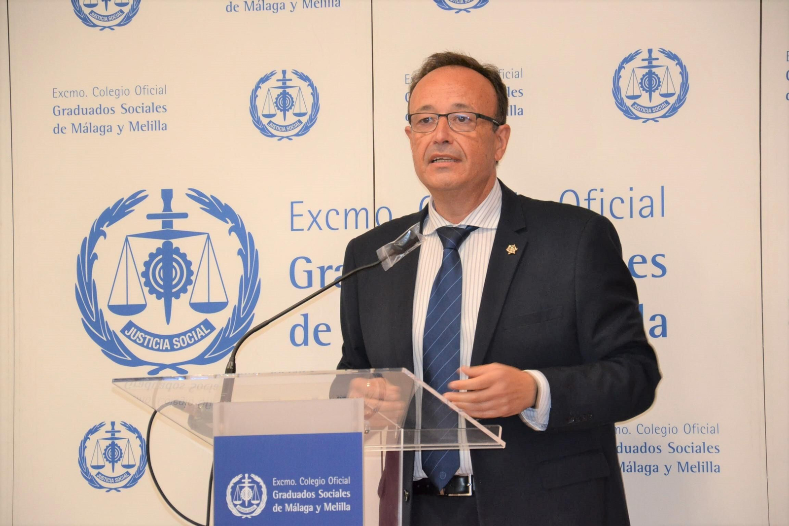 Juan Fernández Henares, presidente de Colegio de Graduados Sociales en Málaga.