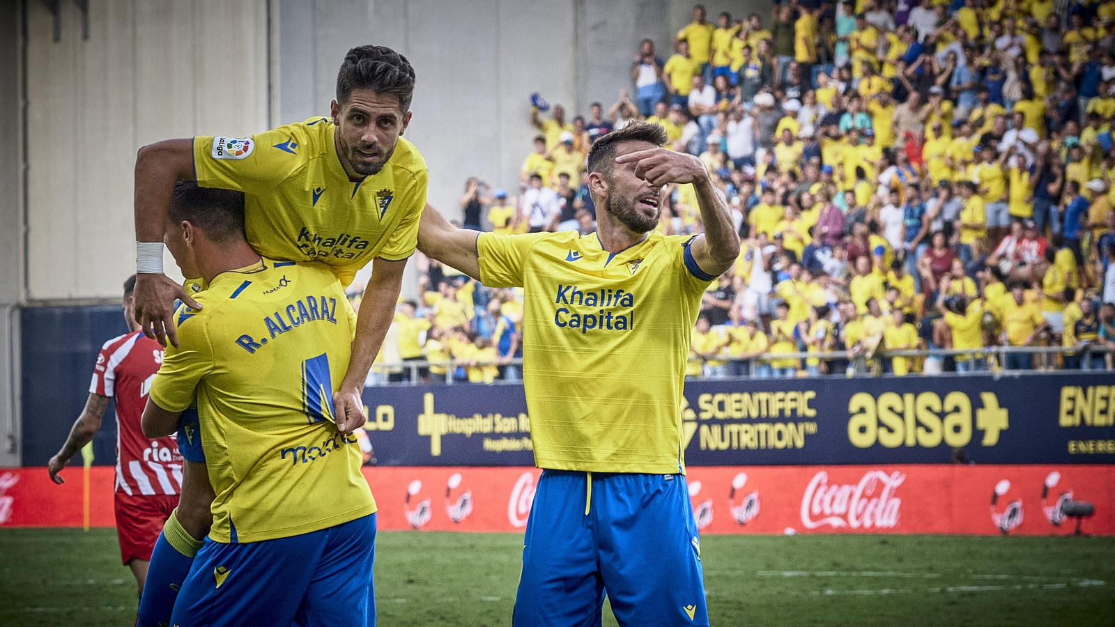 Partido de la victoria del Cádiz CF sobre el Atlético de Madrid