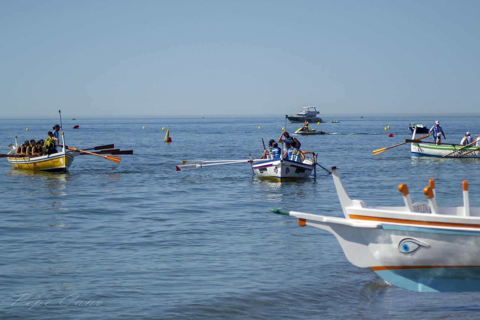 Una imagen reciente de las jábegas