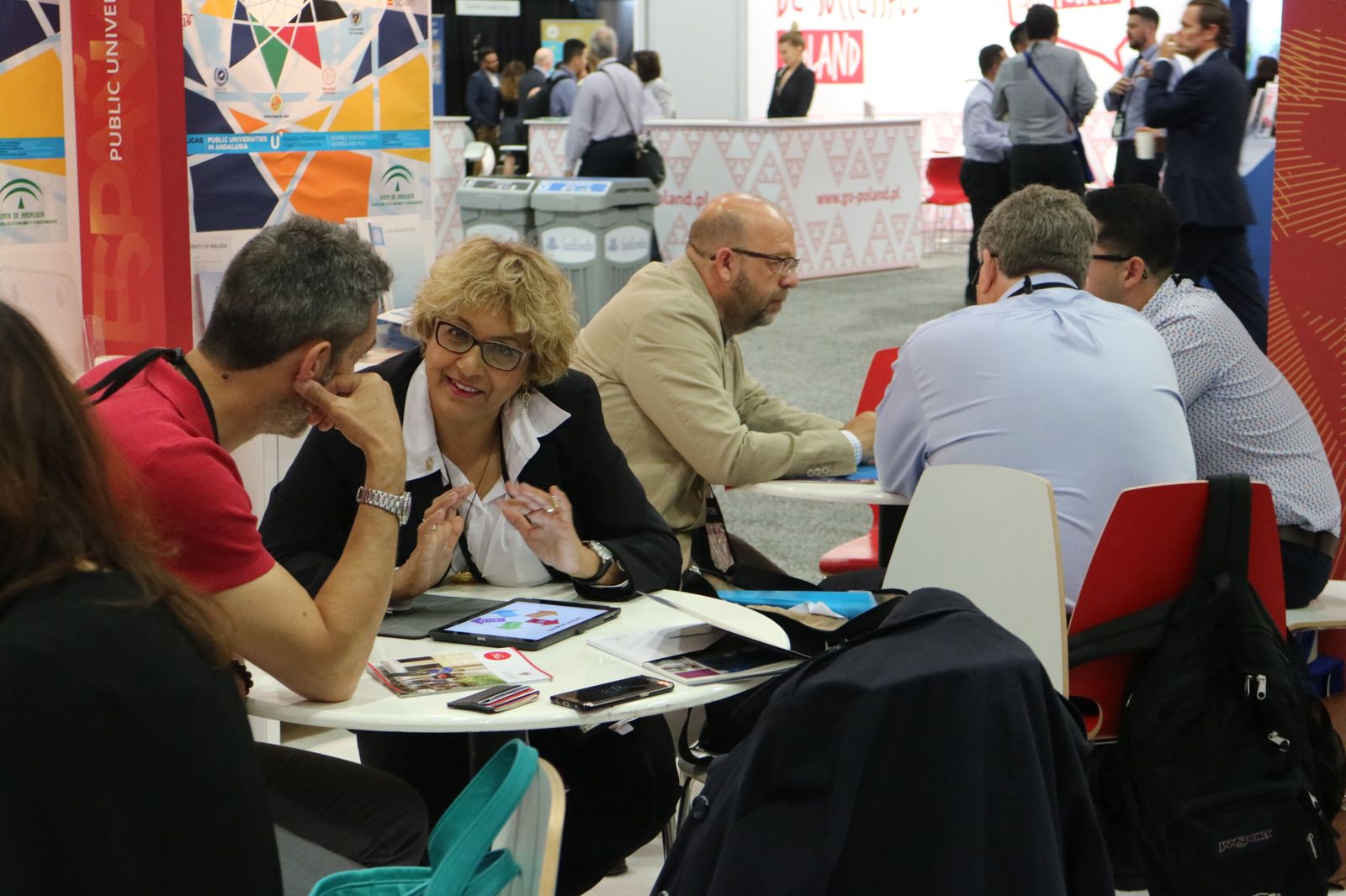 La delegación andaluza, en Nafsa 2017