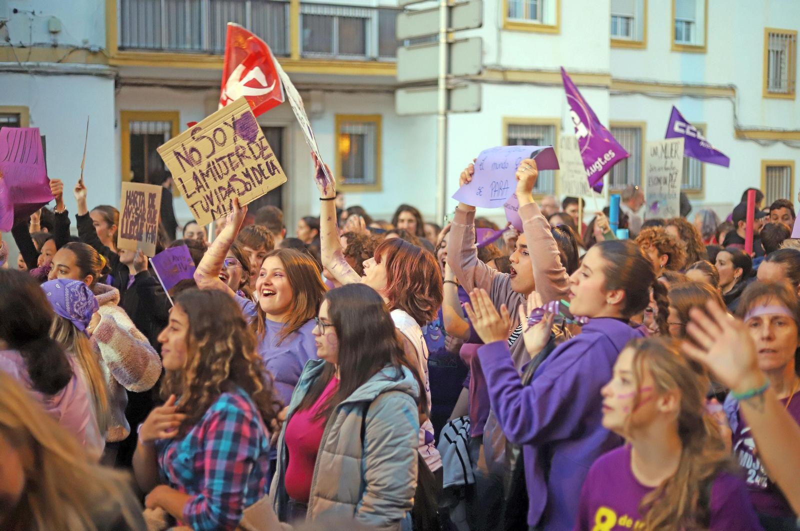 Imágenes de la manifestación del 8 de marzo, Día Internacional de la Mujer