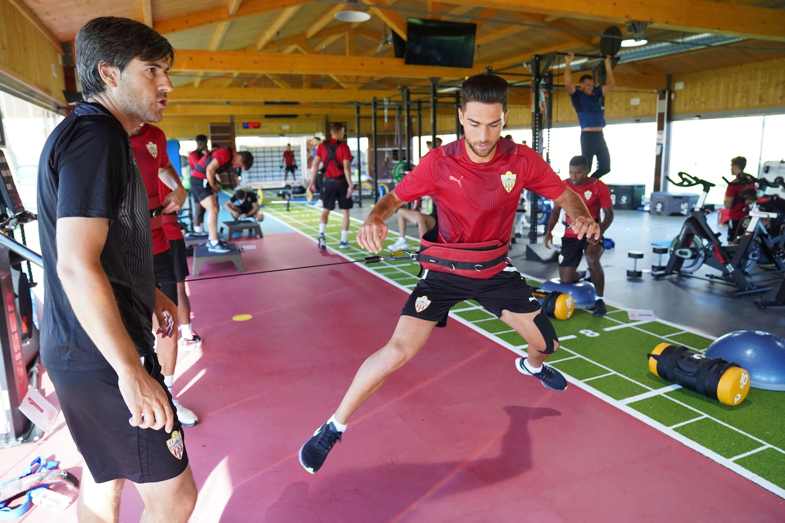 Entrenamiento del Almería, jueves 5