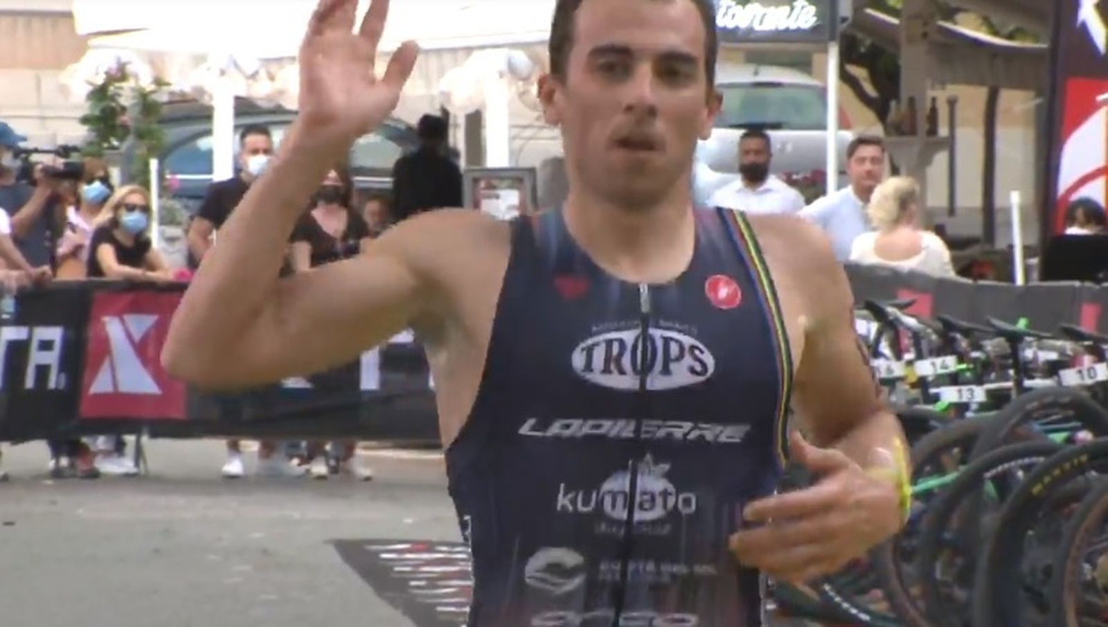 Ruzafa, a su entrada en meta.