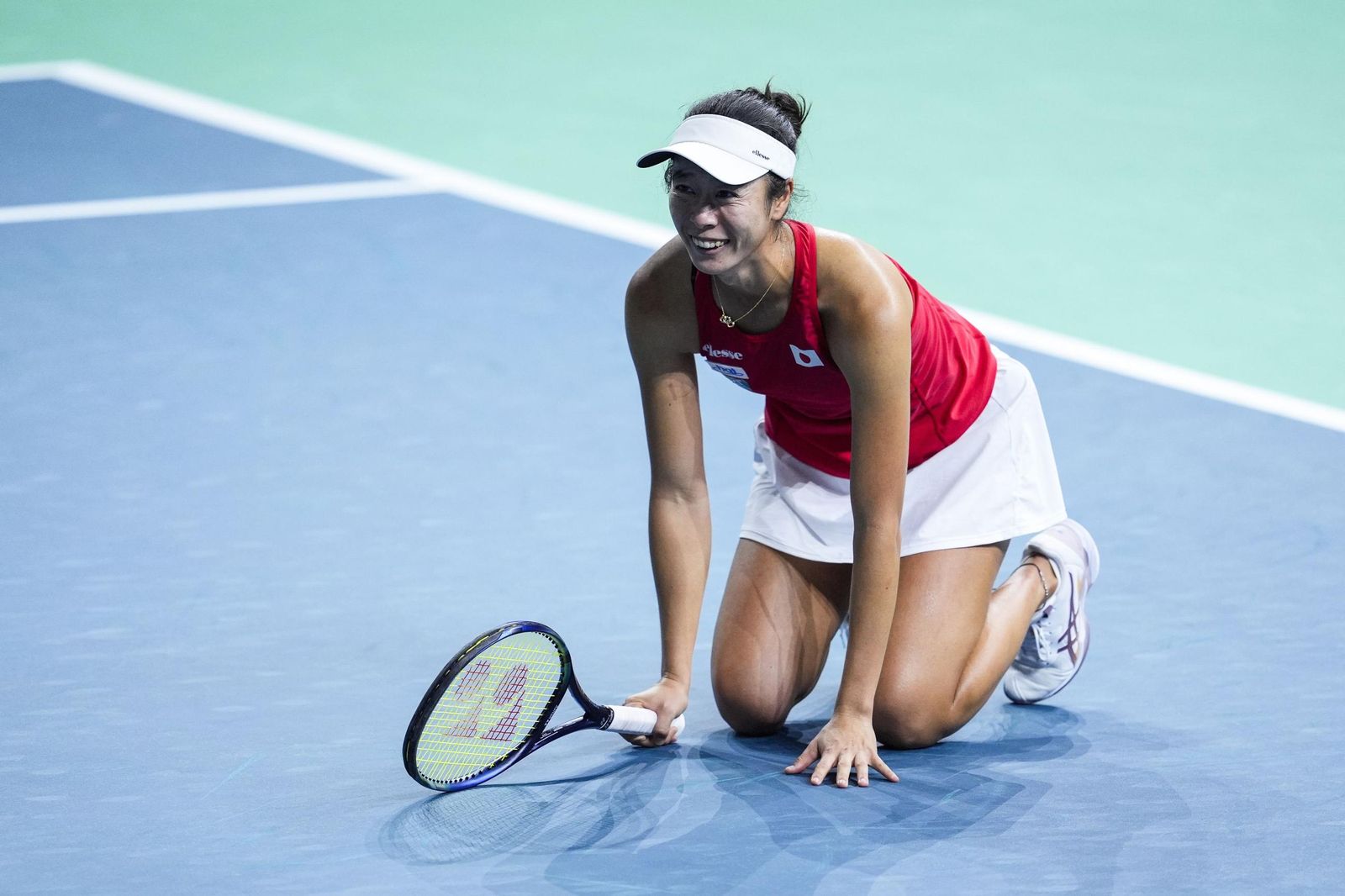 El Italia-Japón de la Billie Jean King en Málaga, en fotos