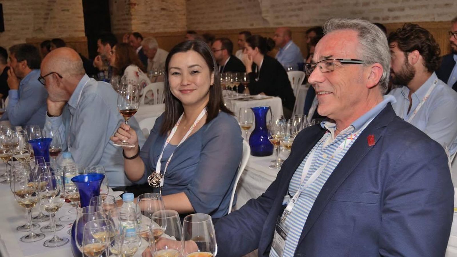 Cata en el Alcázar durante la celebración de Vinoble 2018.