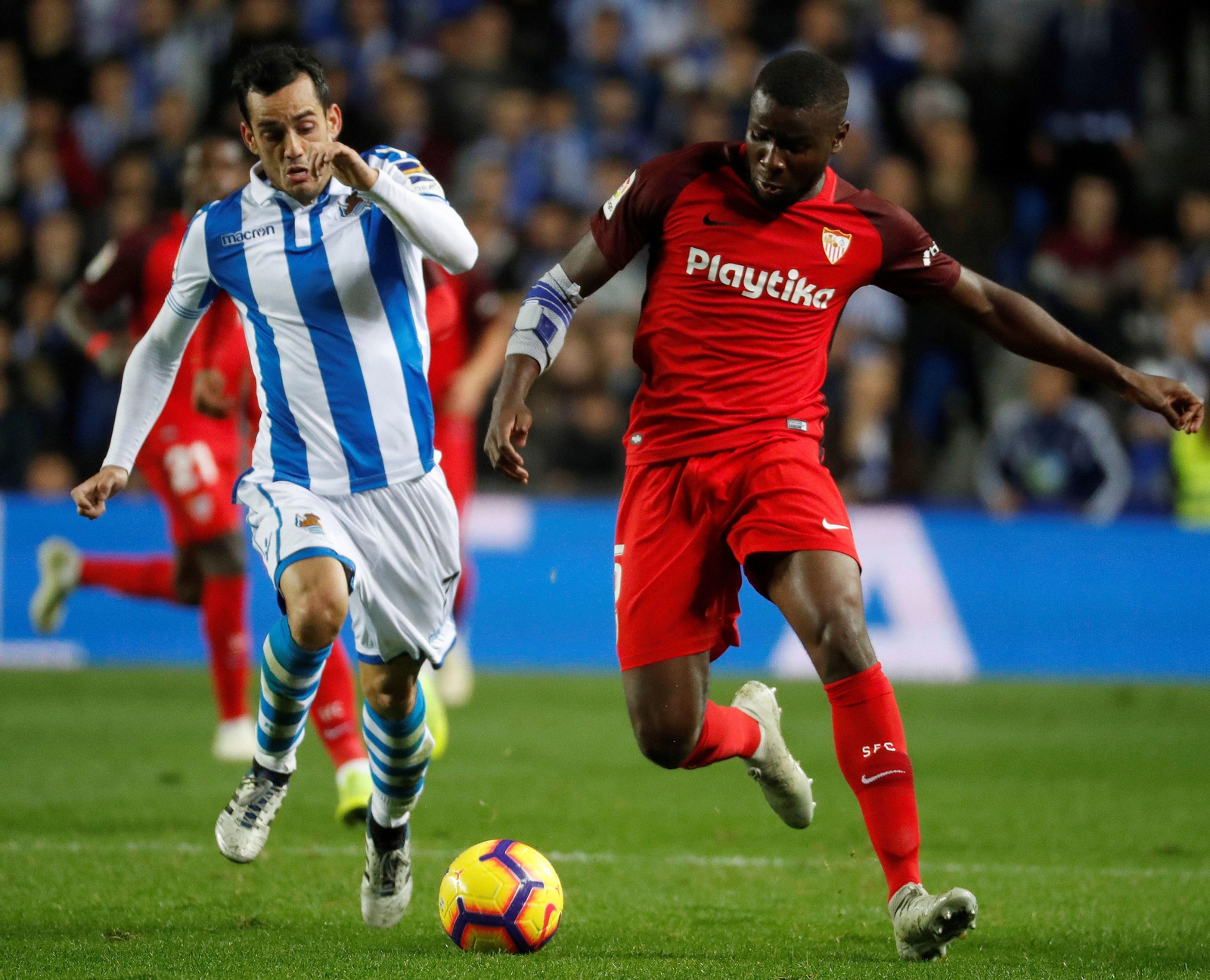 El Real Sociedad-Sevilla, en imágenes