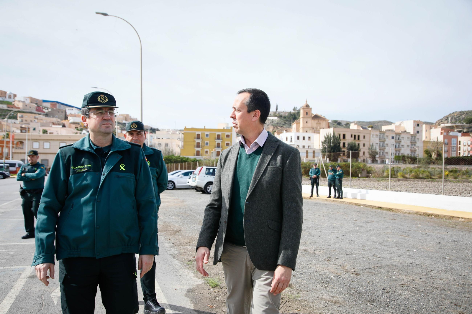 Imágenes del Escuadrón de Caballería de la Guardia Civil en Gádor.