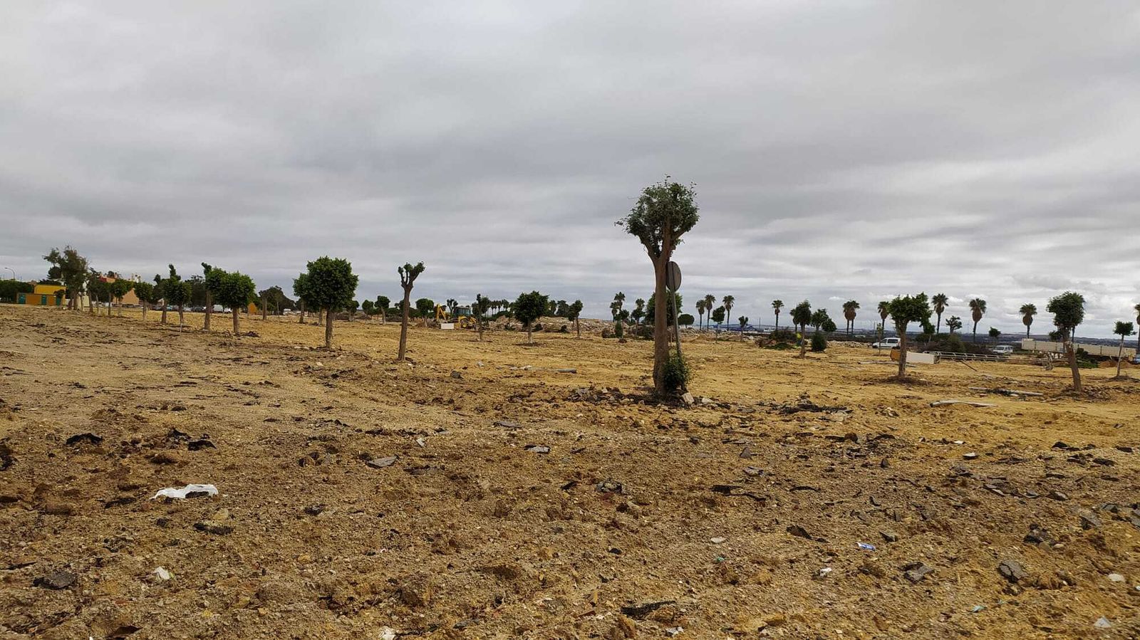 Obras de La Magdalena, paralizadas desde hace meses a la espera de un modificado.