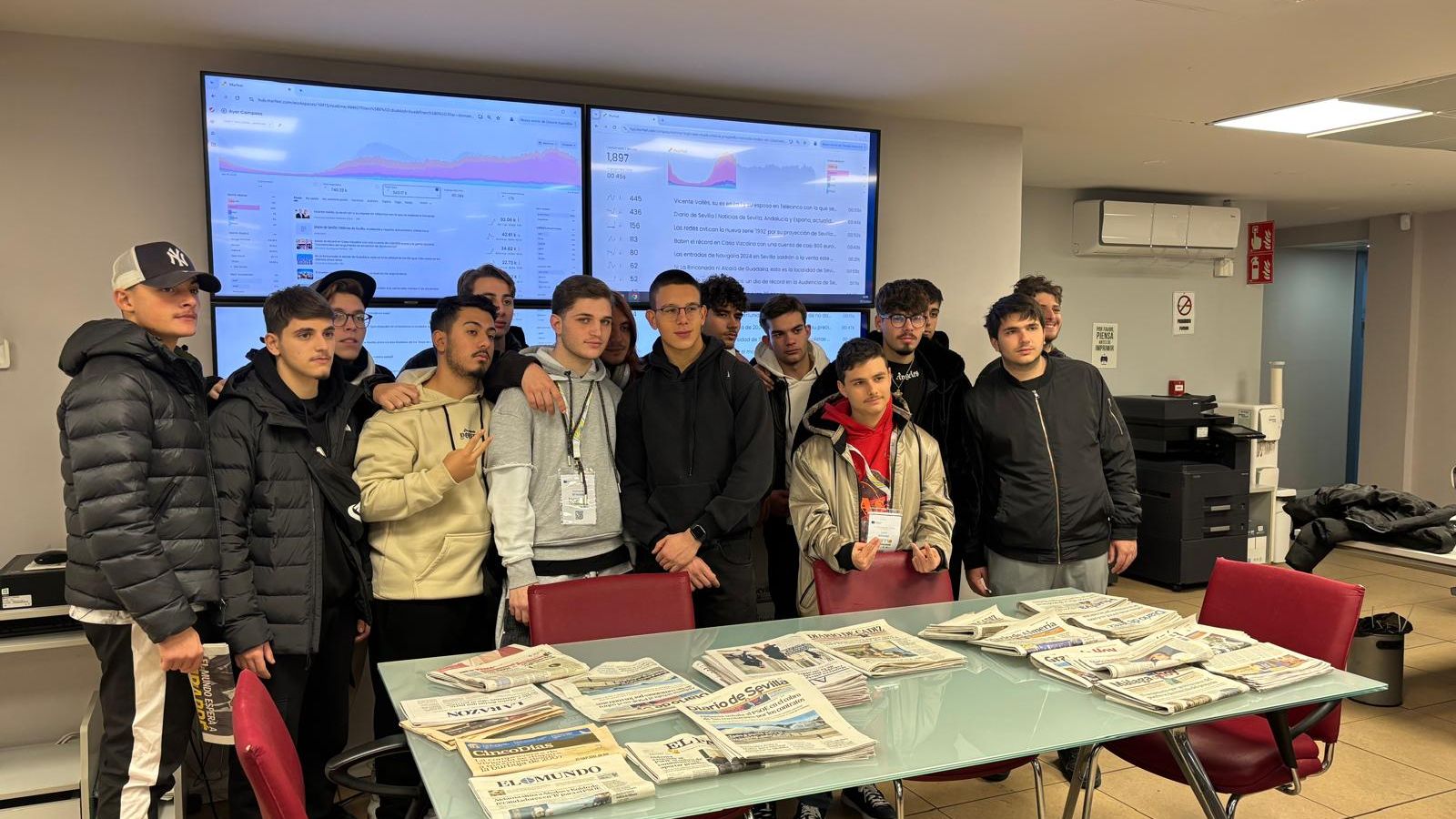 Los alumnos del programa PCTO visitan Diario de Sevilla