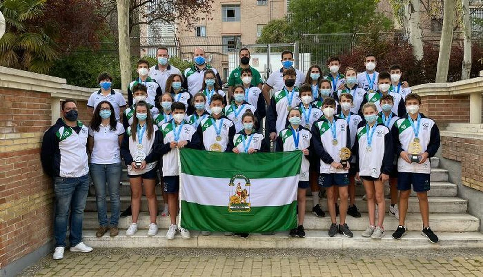 Jugadores y jugadoras infantiles de Andalucía.