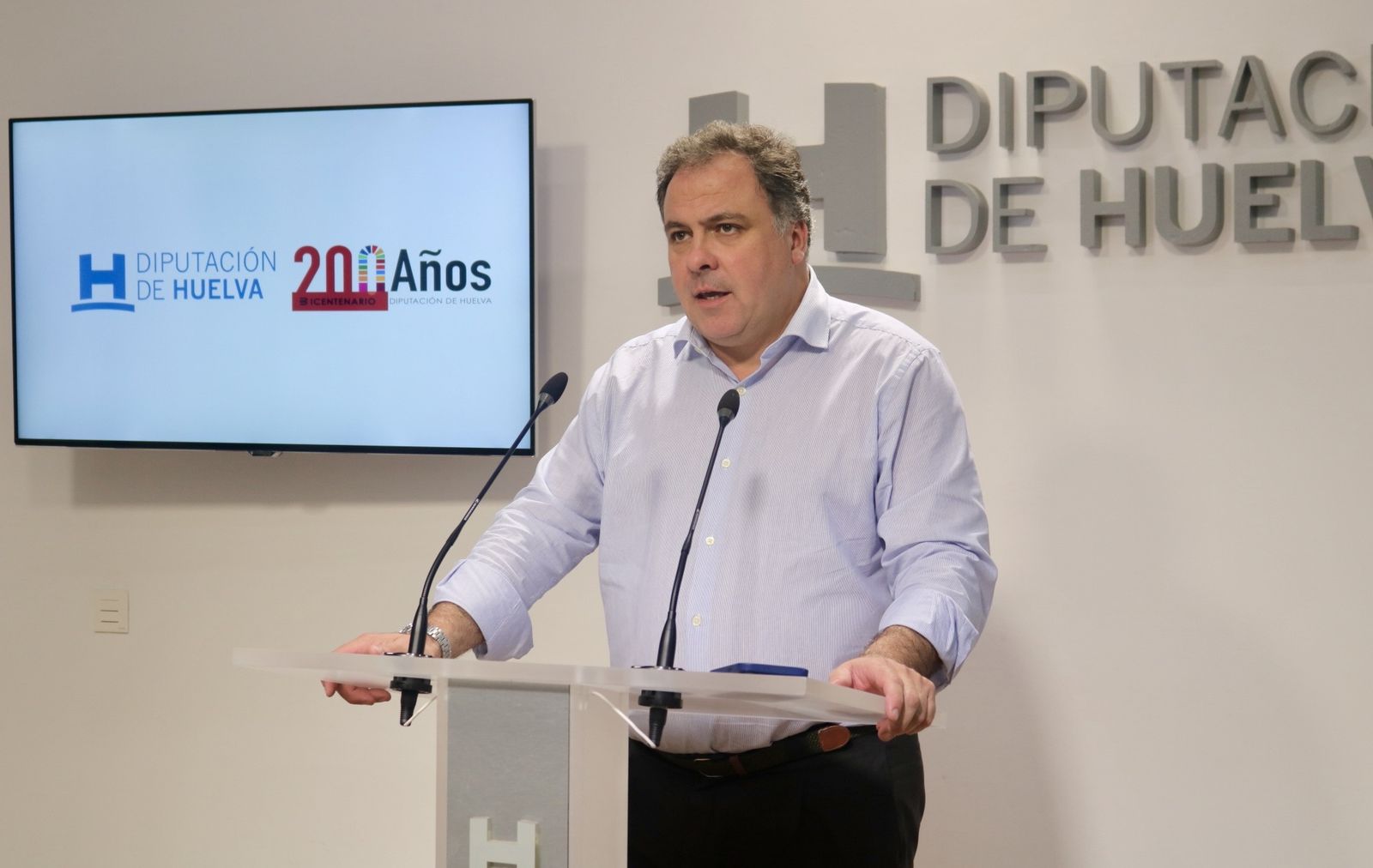 Juan Carlos Duarte es el portavoz popular en la Diputación de Huelva.