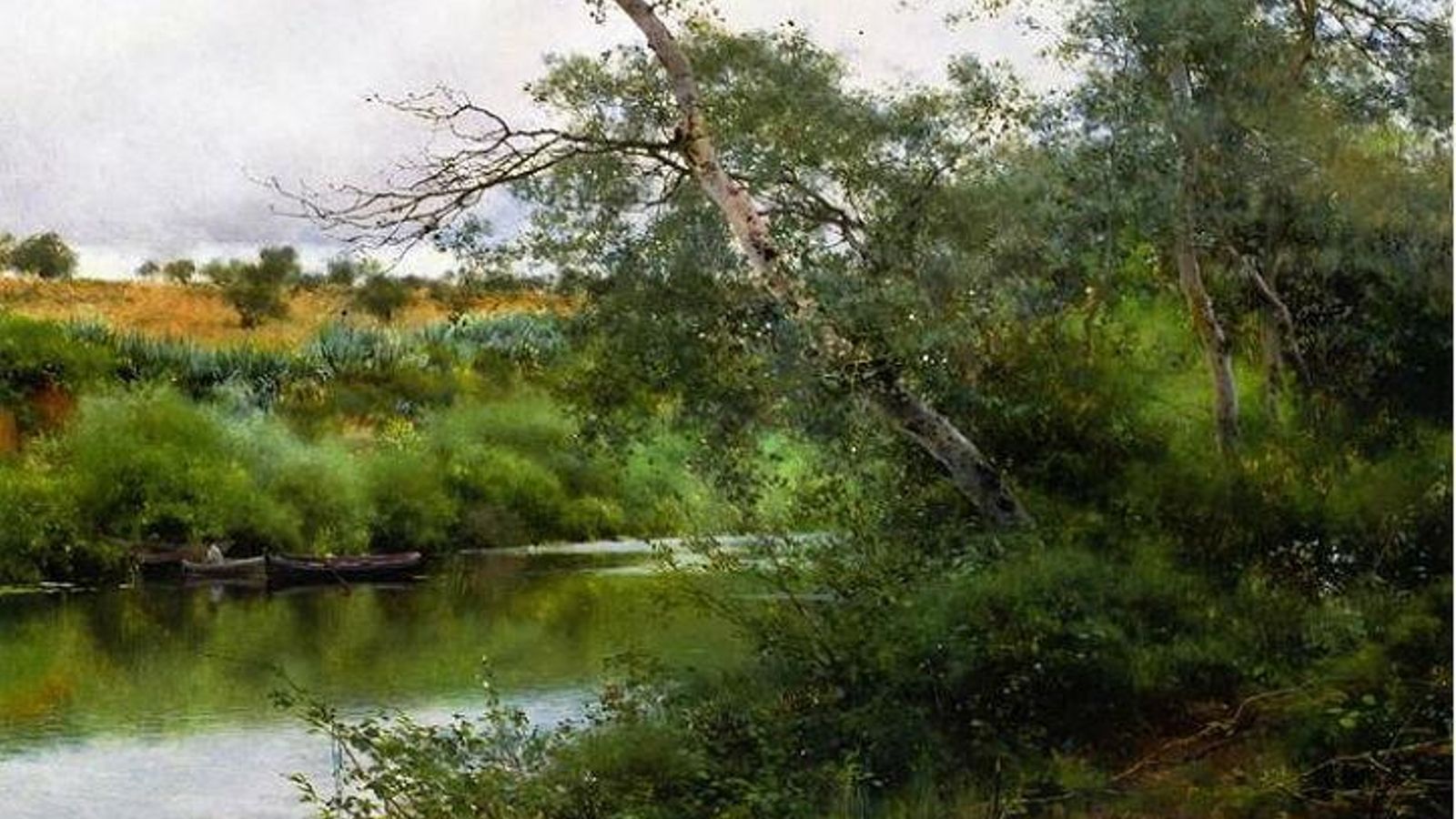 Uno de los paisajes que Sánchez Perrier dedicó a Alcalá de Guadaíra.