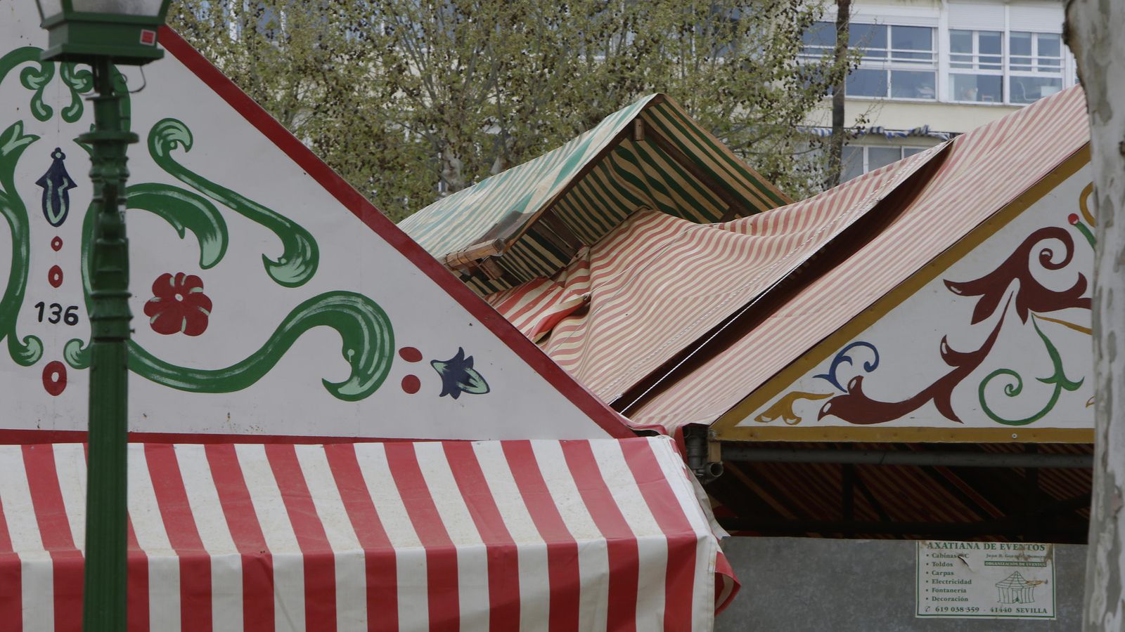 Las casetas con un doble techo para favorecer la ventilación.