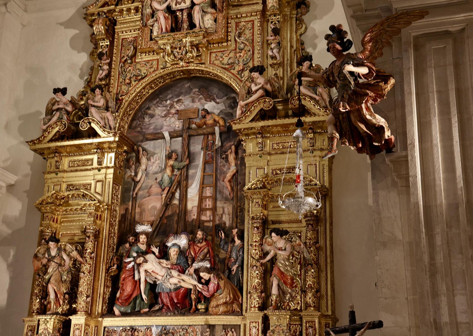 Restauración del retablo de la iglesia del Sagrario