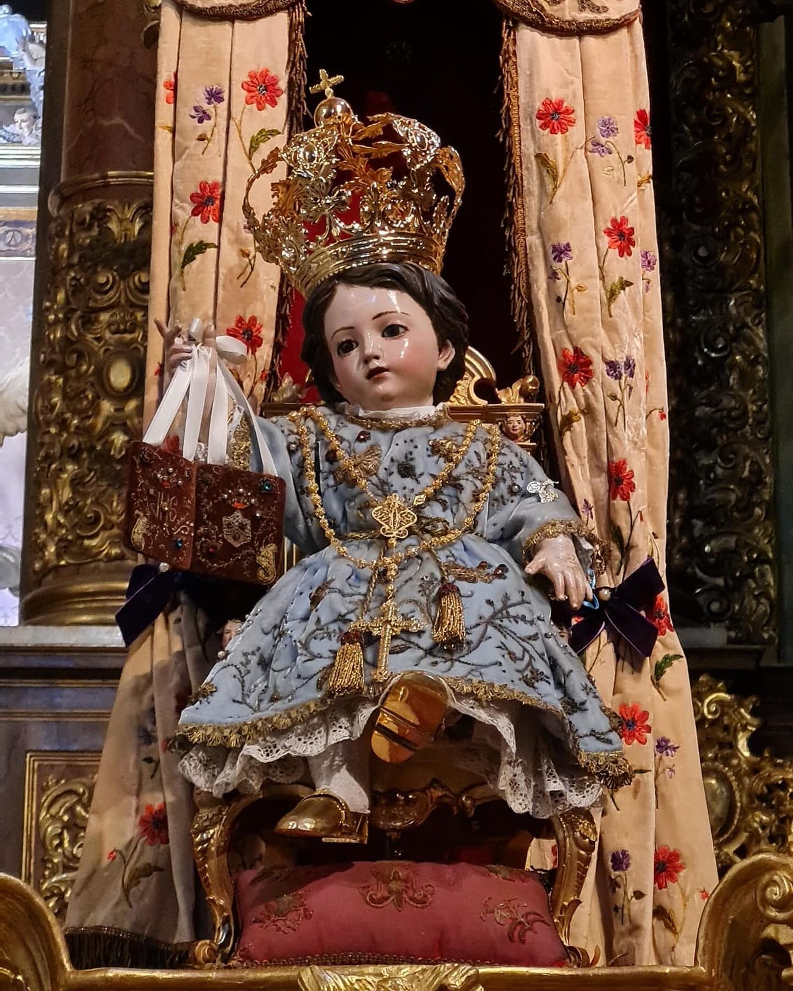 La imagen del Niño Jesús del Carmen.