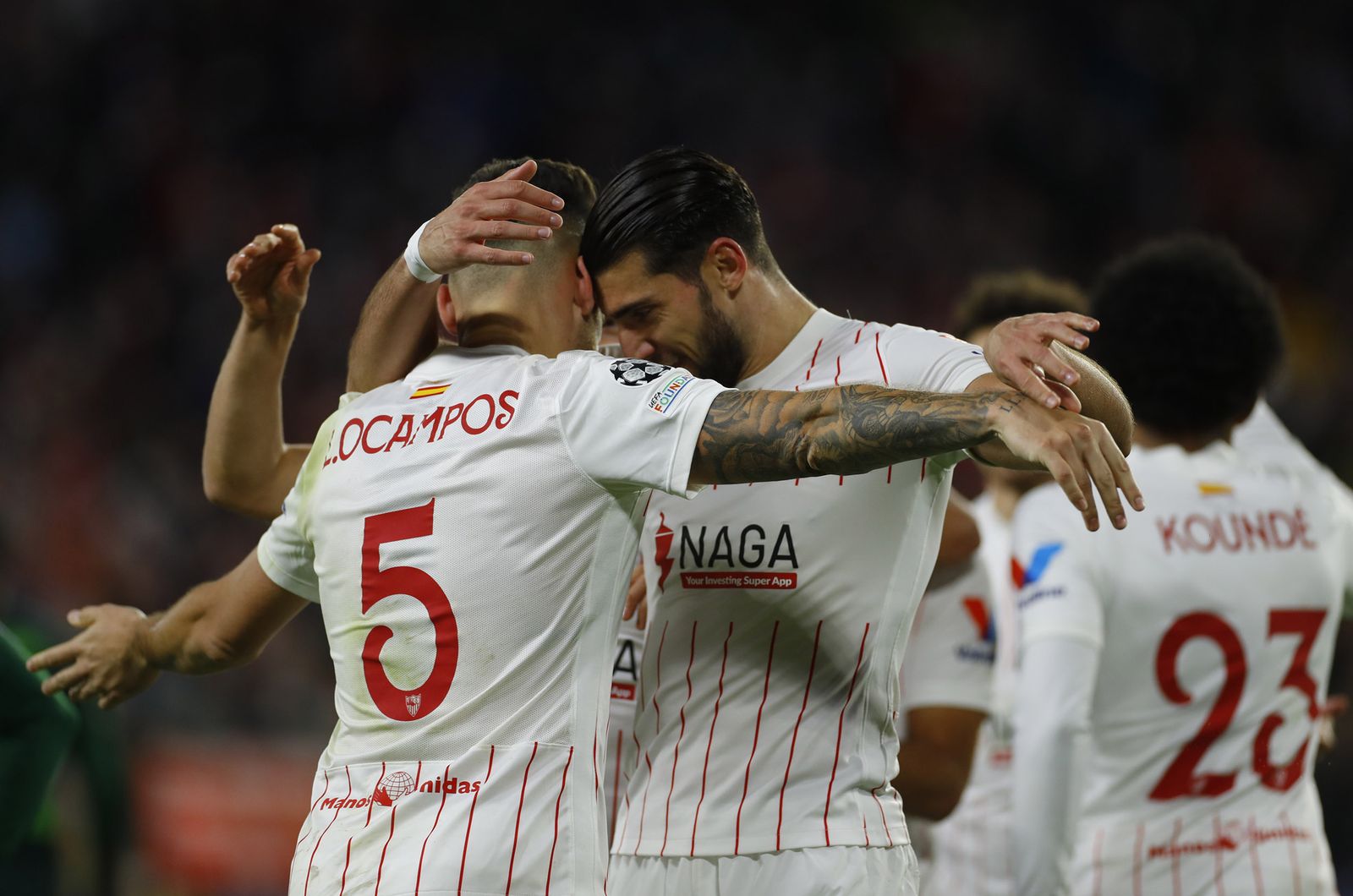 Las imágenes del Sevilla-Wolfsburgo