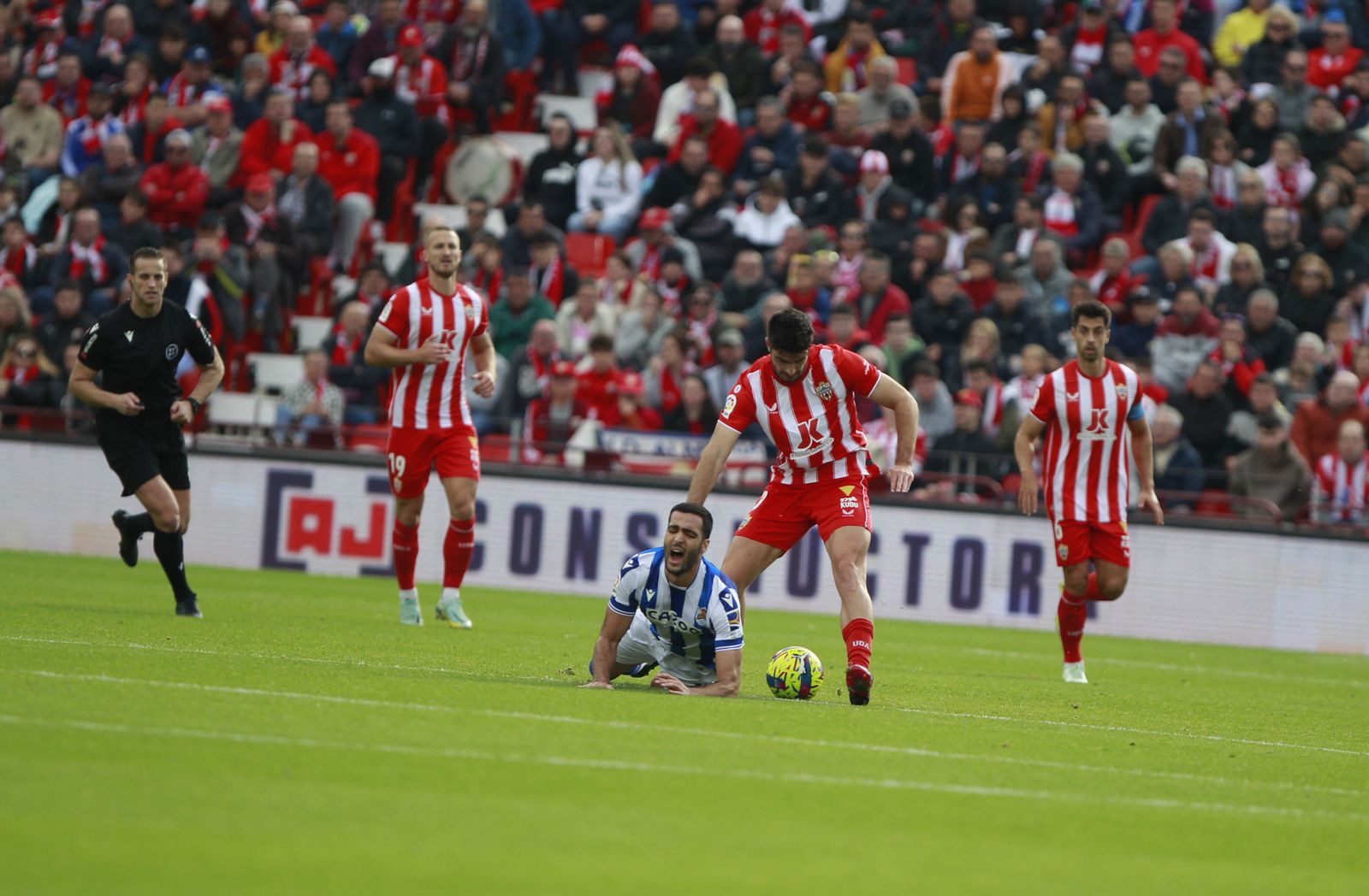 Imágenes del partido U.D. Almería-Real Sociedad