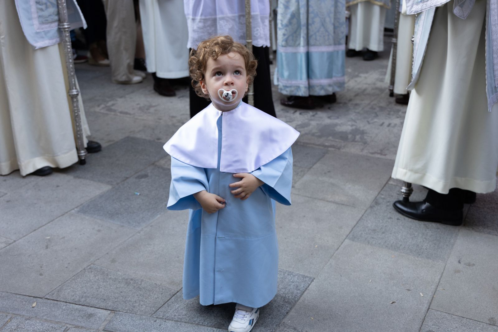 Así ha procesionado la Virgen de la Capilla por Jaén en su día grande.