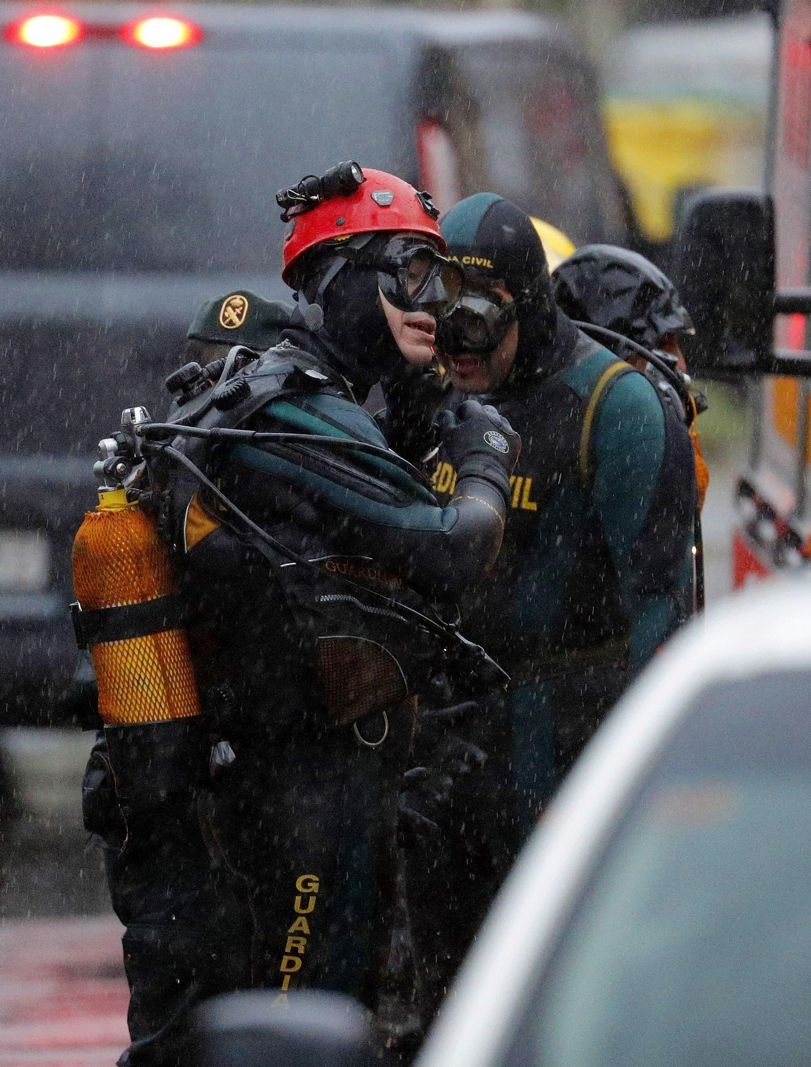 La búsqueda de Diana Quer en Rianxo, en imágenes