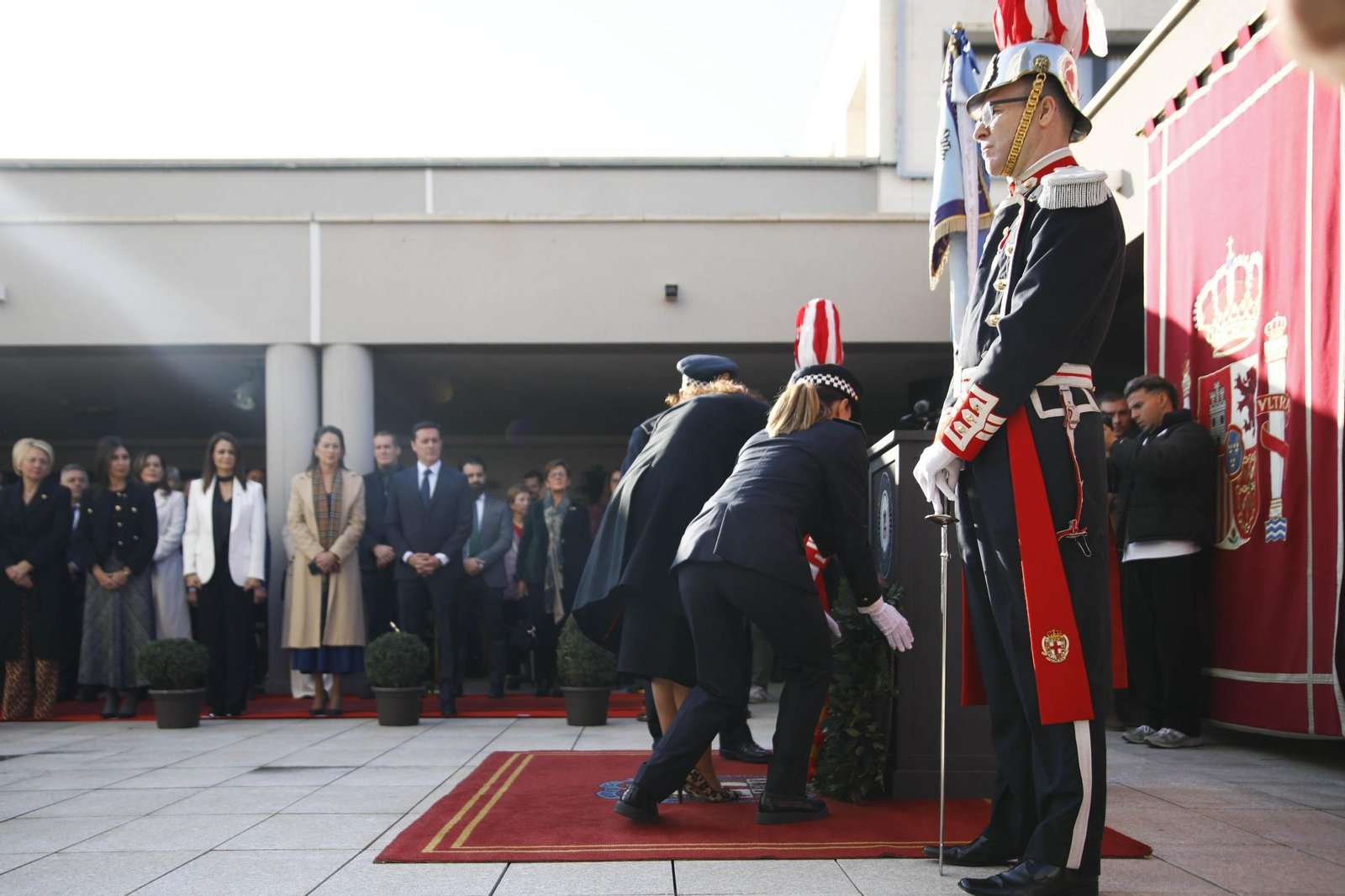 Las imágenes del acto institucional de la Policía Local de Almería con motivo de la festividad de su patrón, San Esteban