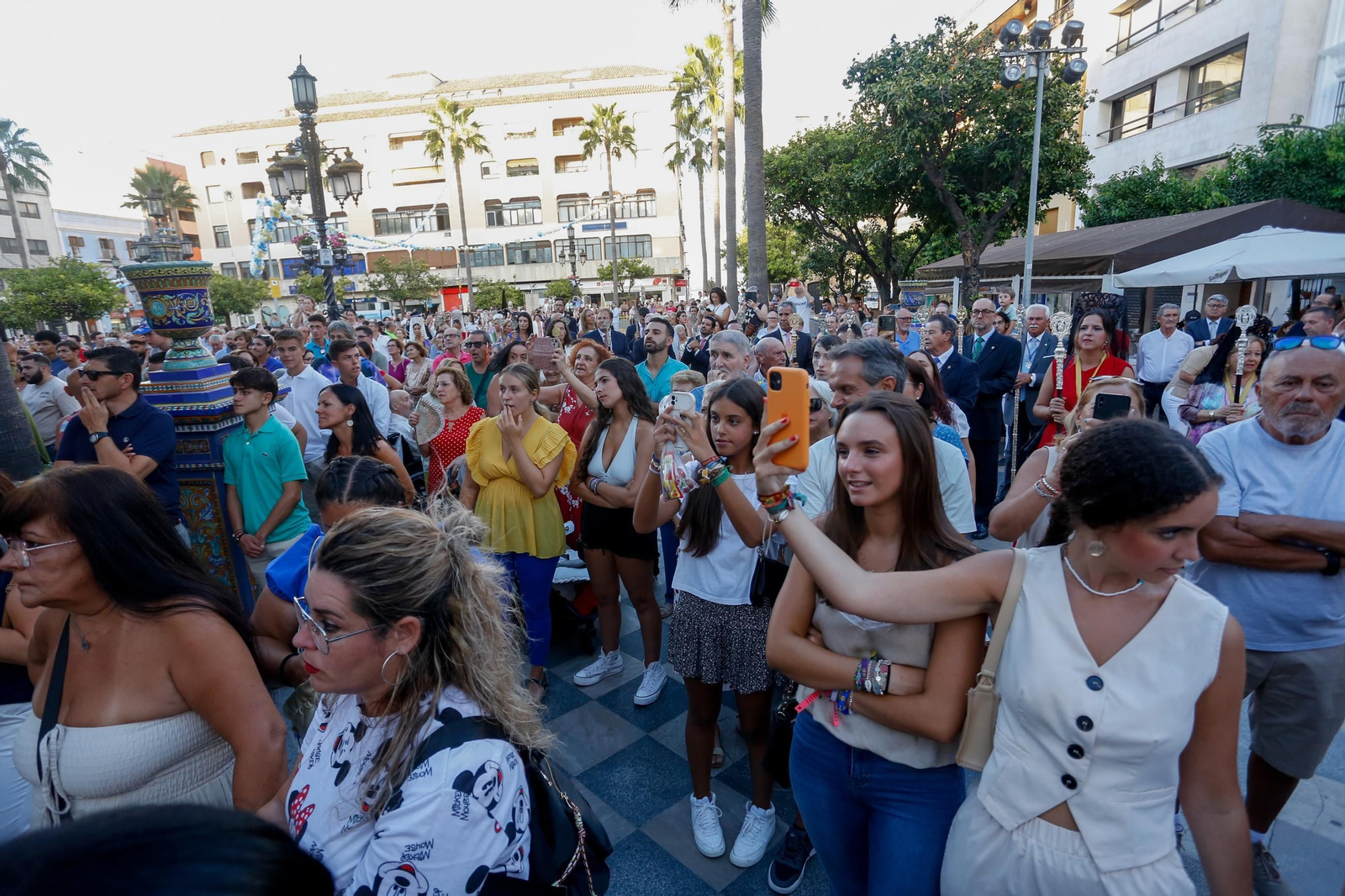 Procesión de la Virgen de la Palma, en imágenes