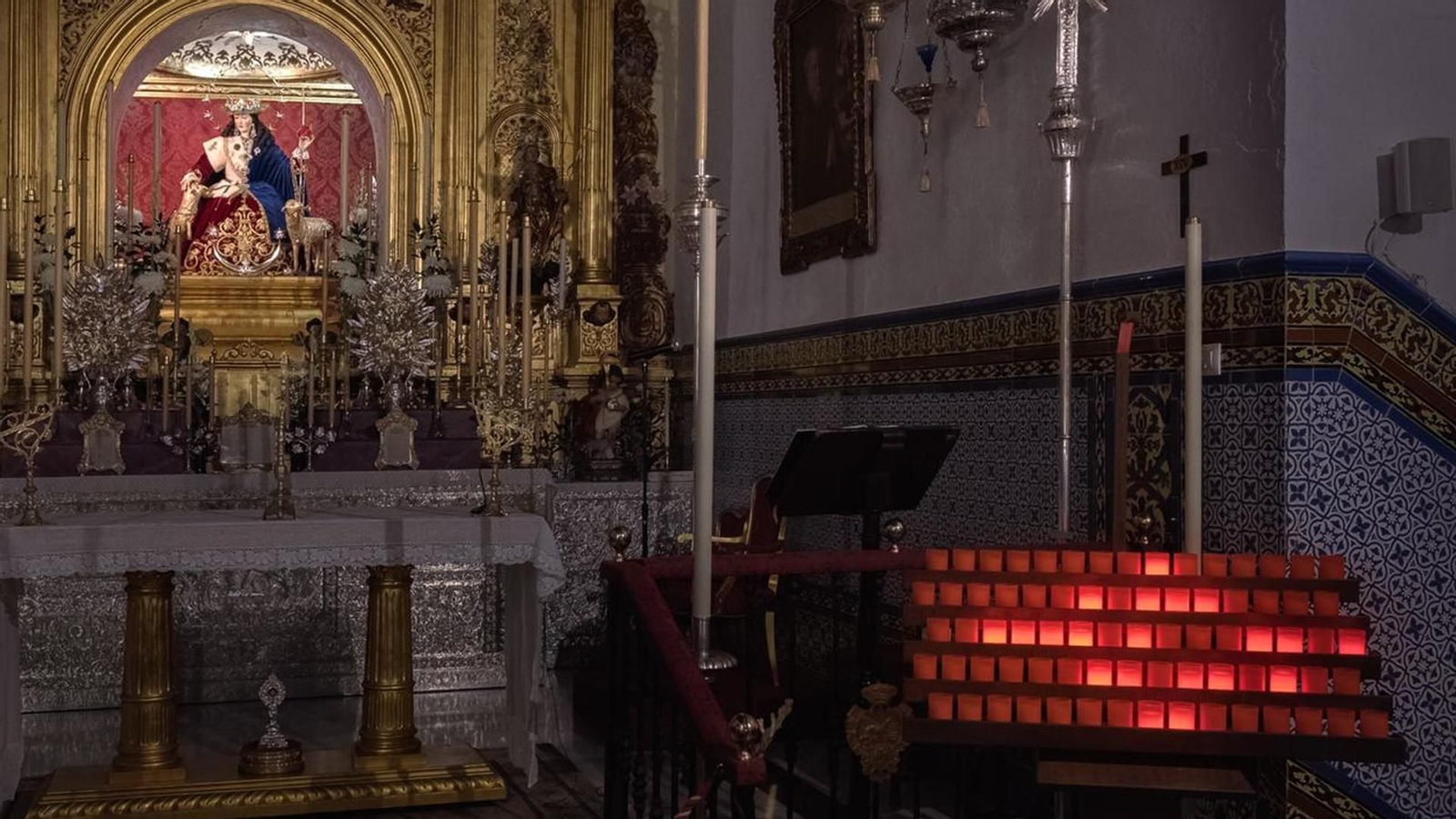 Encender una vela de promesa desde casa ya es posible en la Pastora de Santa Marina