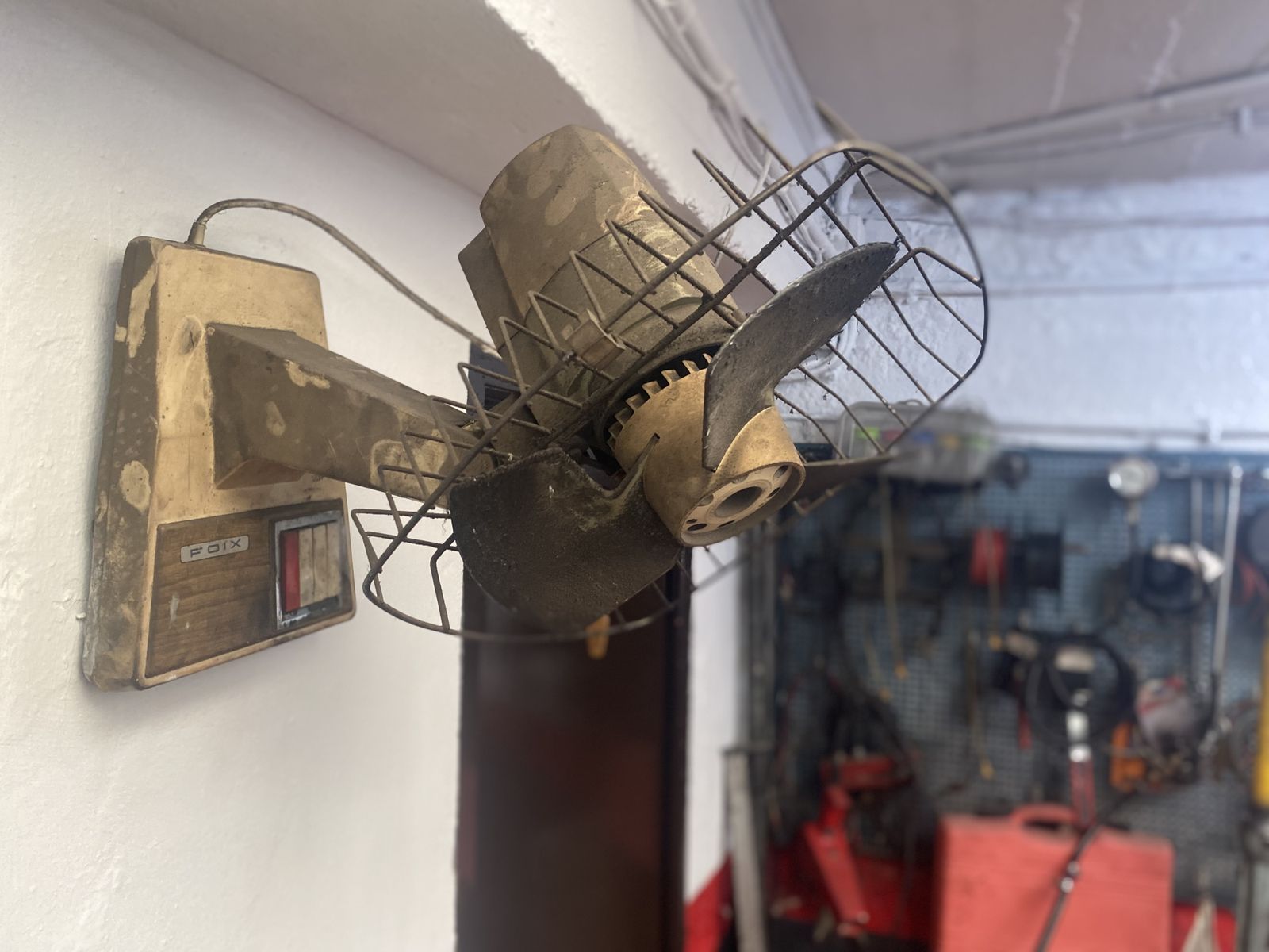 El ventilador del taller Hermanos Osuna