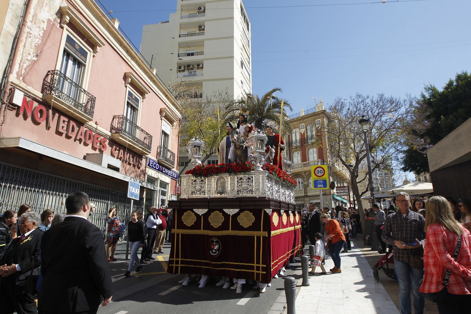 Imágenes Procesión de la Borriquita de Almería capital. Semana Santa 2019