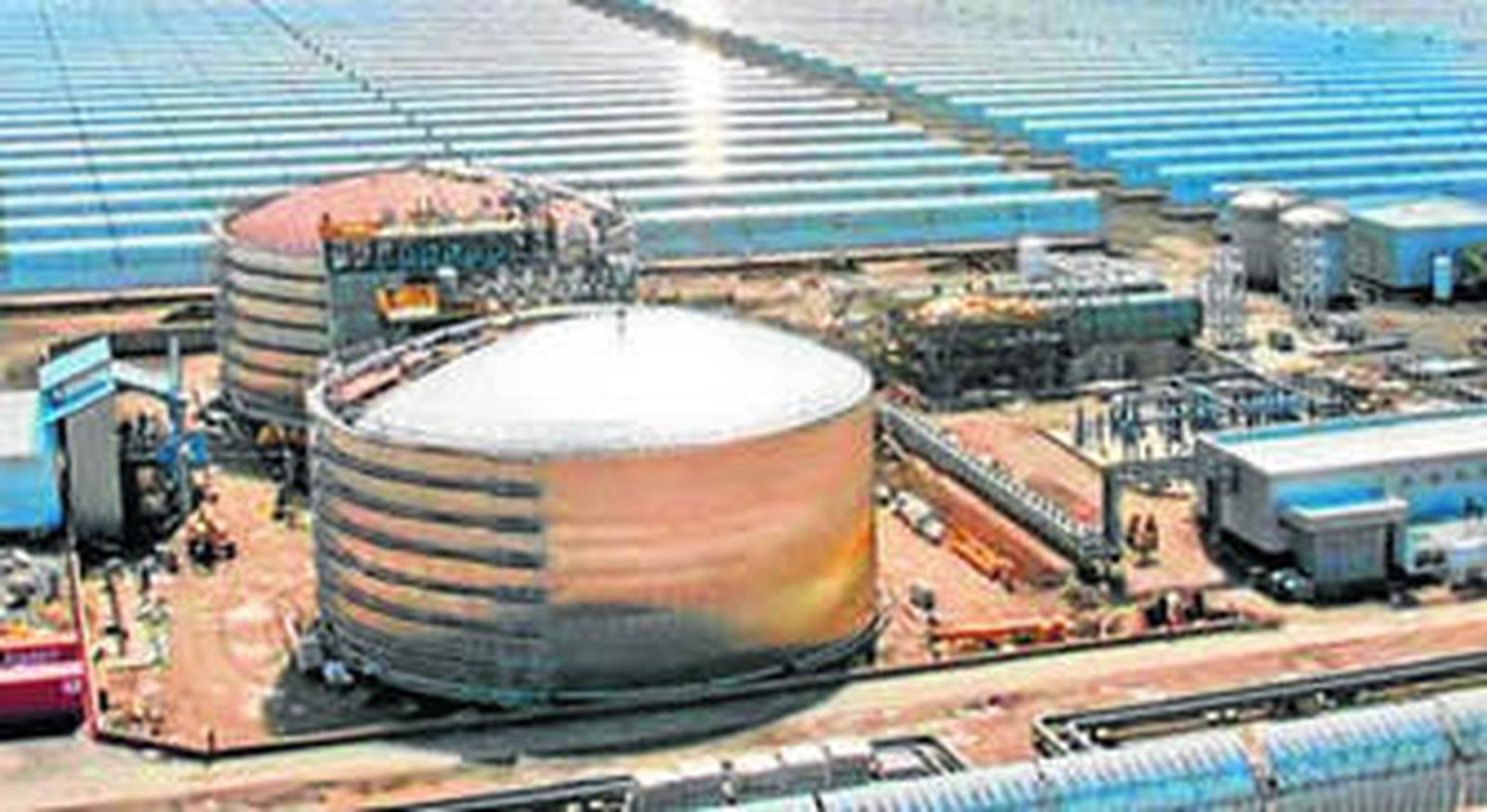 Imagen de Andasol 3, que comenzó a construirse en 2008.