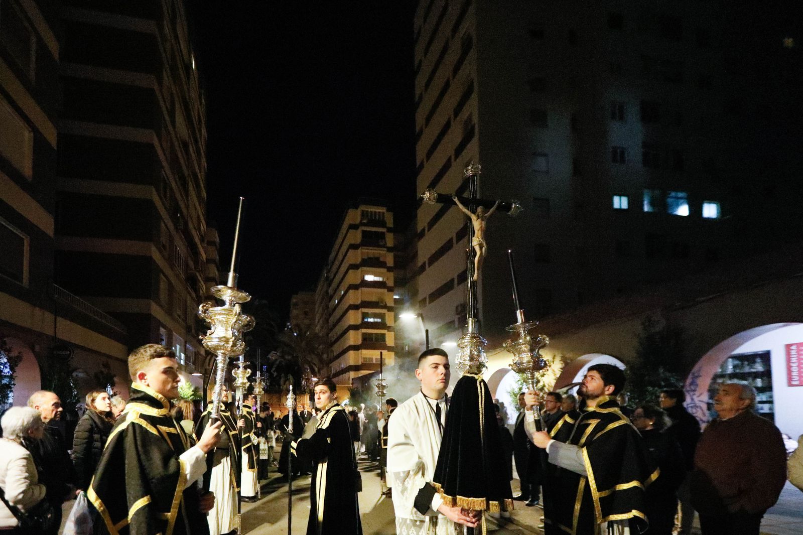 La procesión de La Caridad de Almería, en imágenes