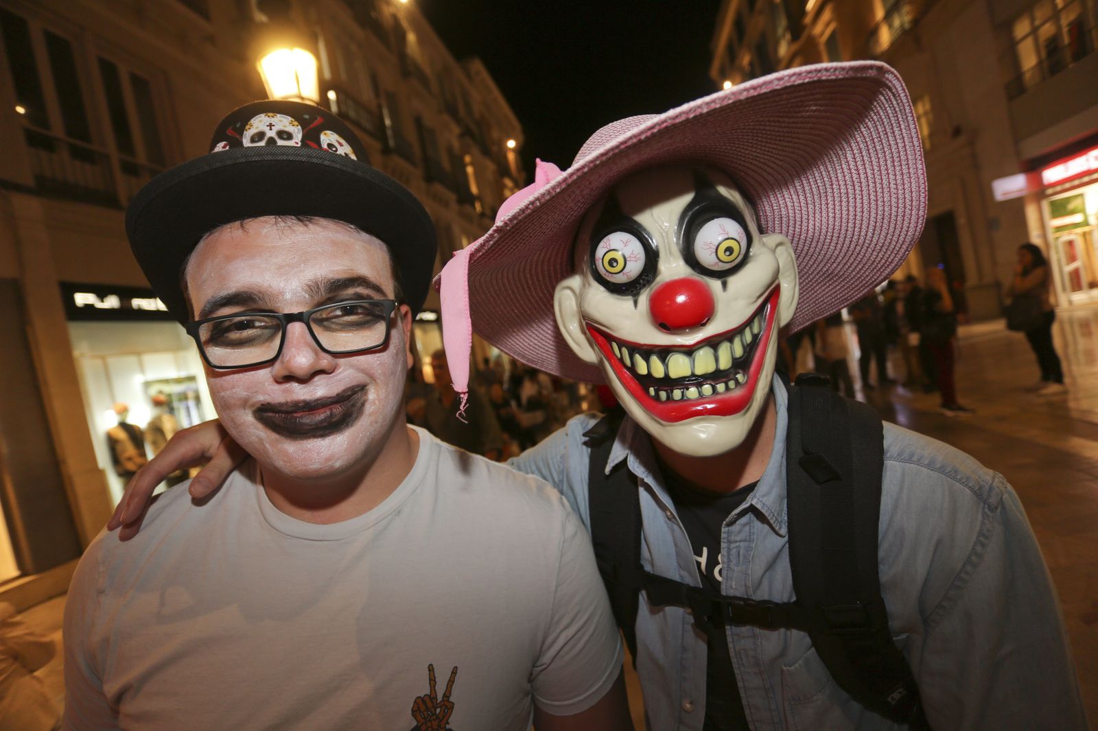 Las fotos de la noche de Halloween en Málaga
