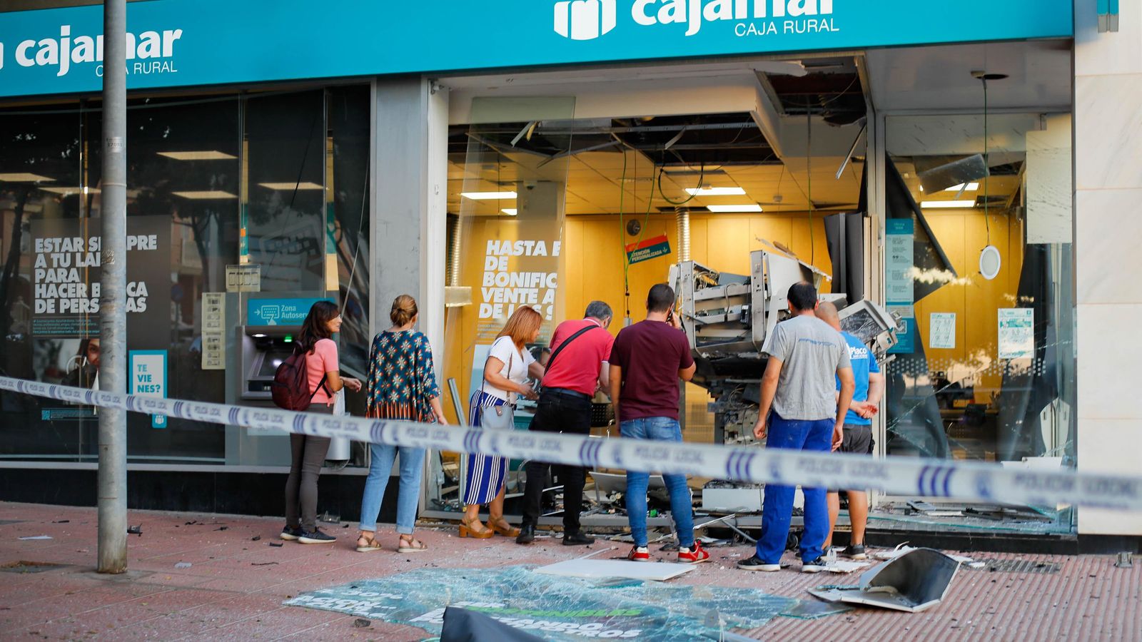 Sucursal bancaria en la que se ha cometido el robo.