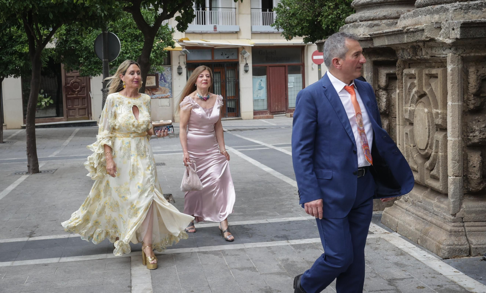 Imágenes de los asistentes a la comunión de la nieta del empresario José Luis López en Jerez