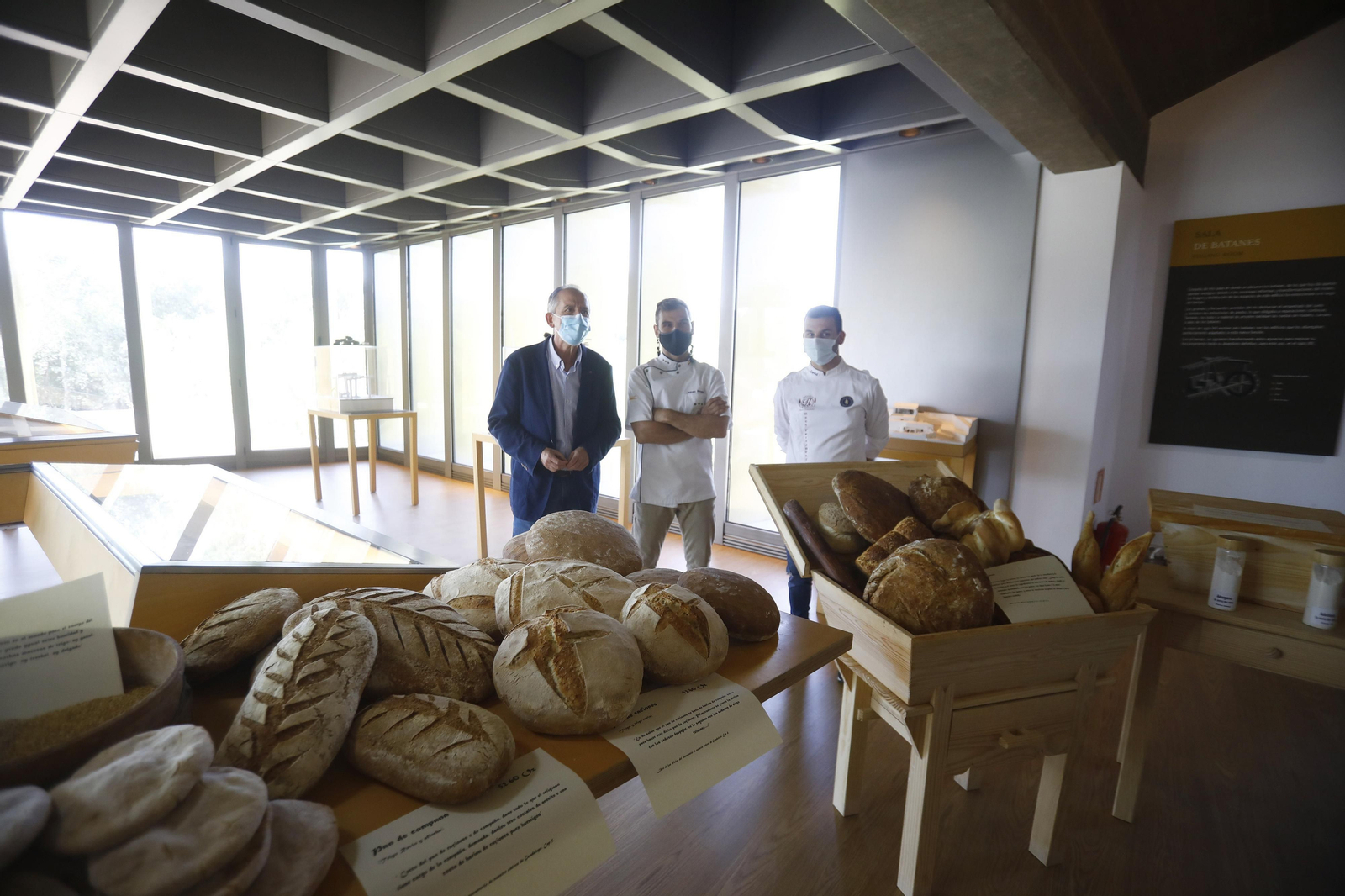 El coordinador del grupo Meridies, Ricardo Córdoba y los Hermanos Fernández.