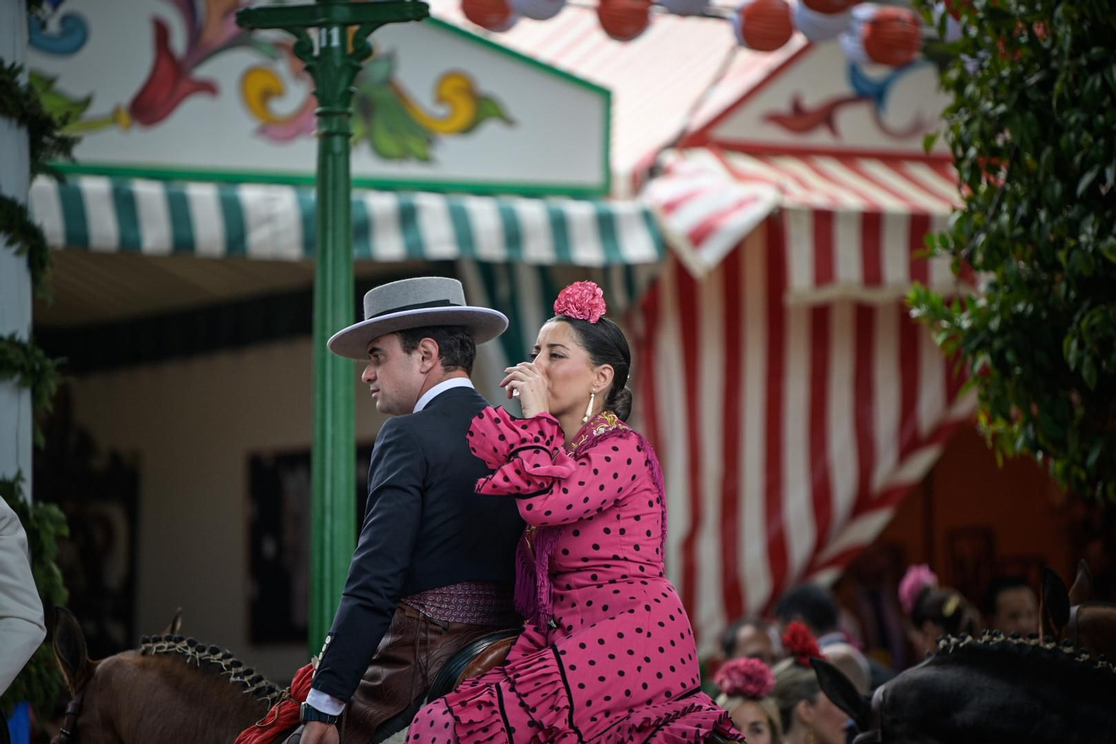 Ambiente de feria en el Real
