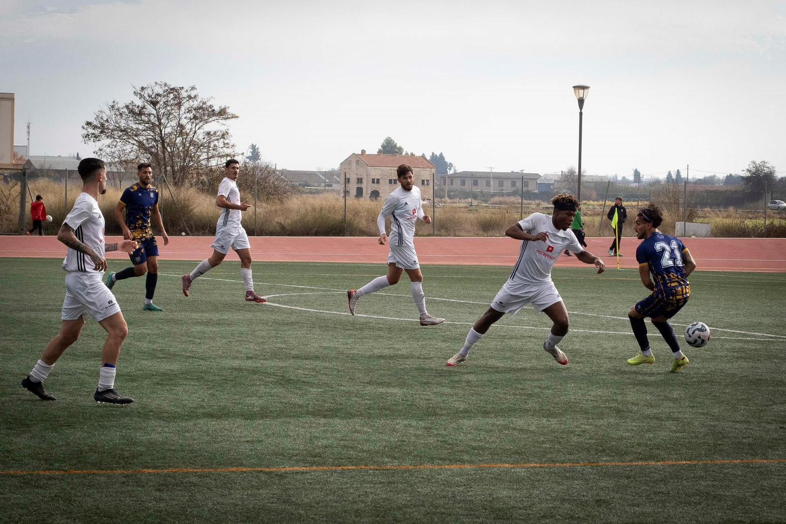 Duelo entre el Santa Fe y el Málaga Junior