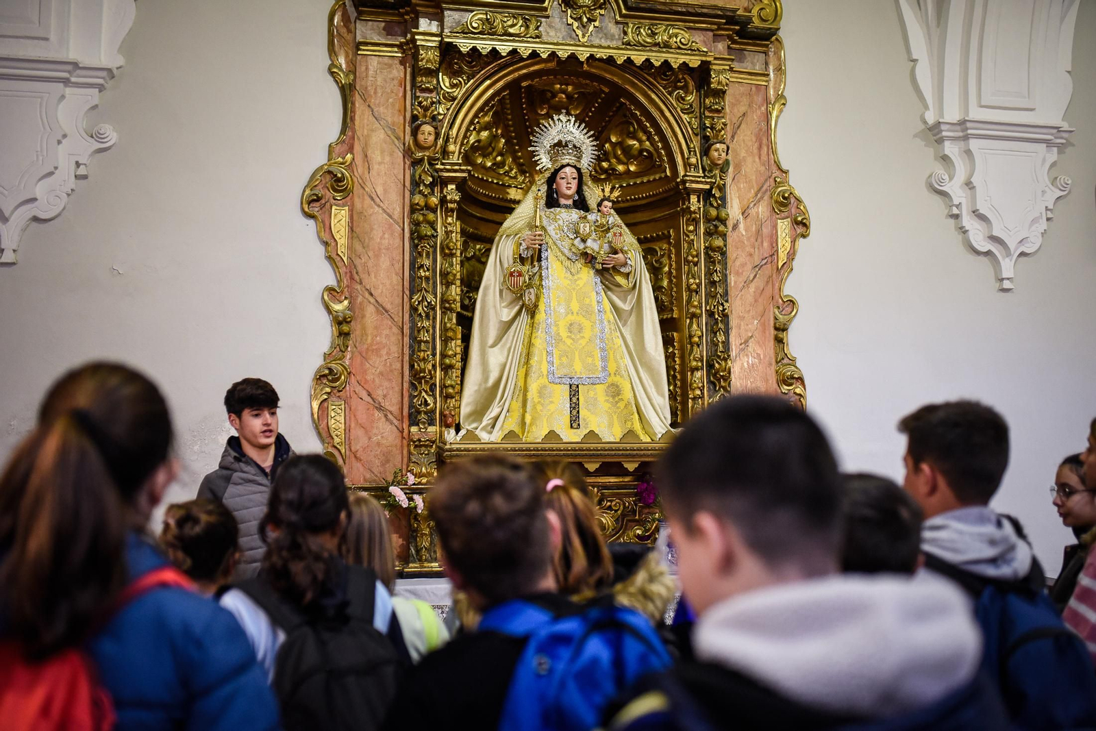 Imágenes de la presentación de la IX Jornada de Puertas Abiertas del Patrimonio Religioso Onubense