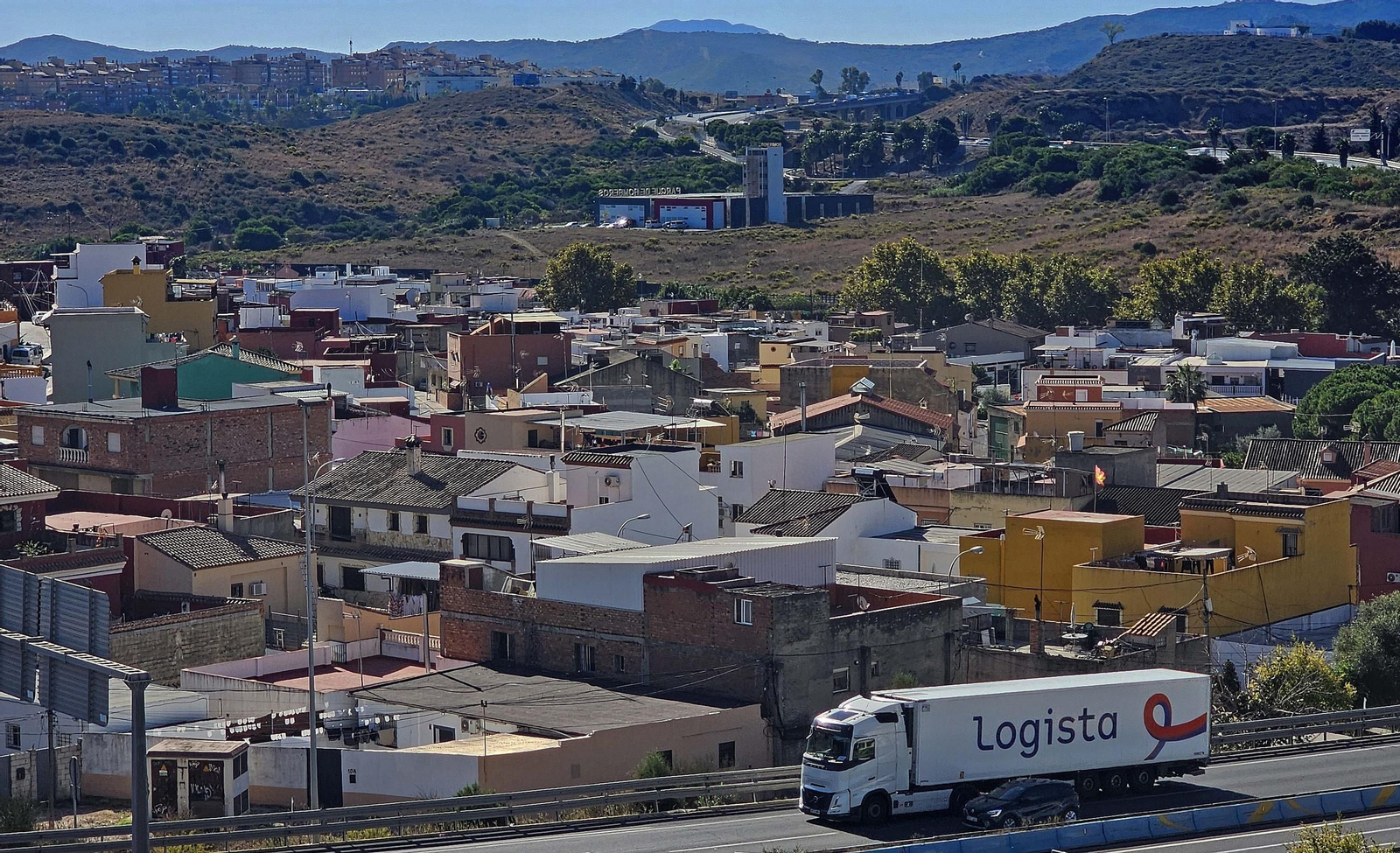 Fotos de los desperfectos de la barriada de La Capelina en Algeciras