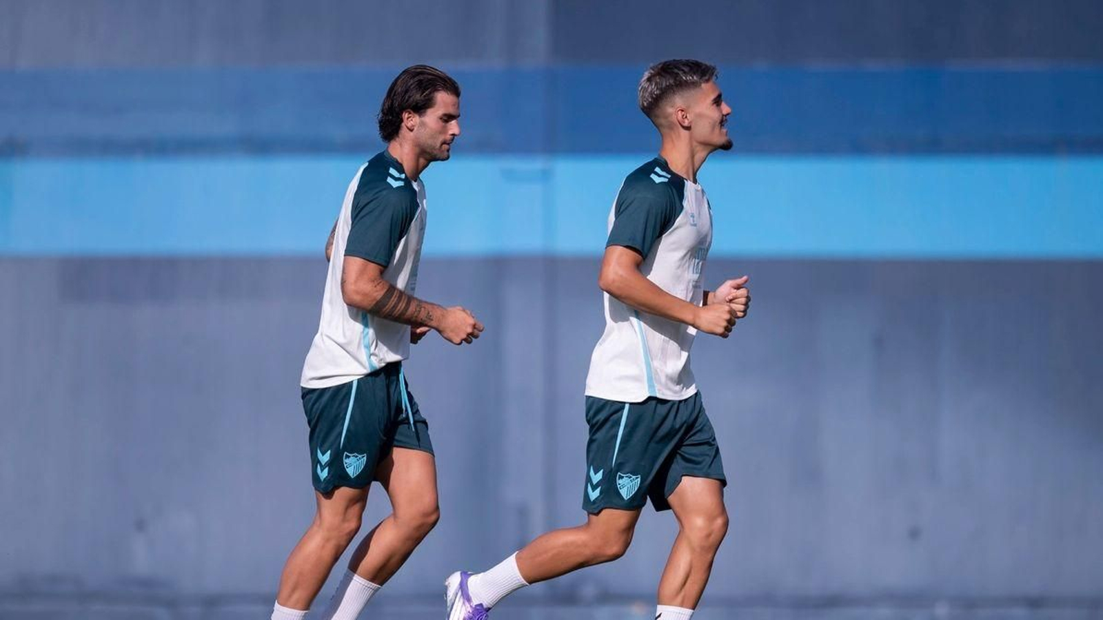 Eneko Jauregi en el entrenamiento.
